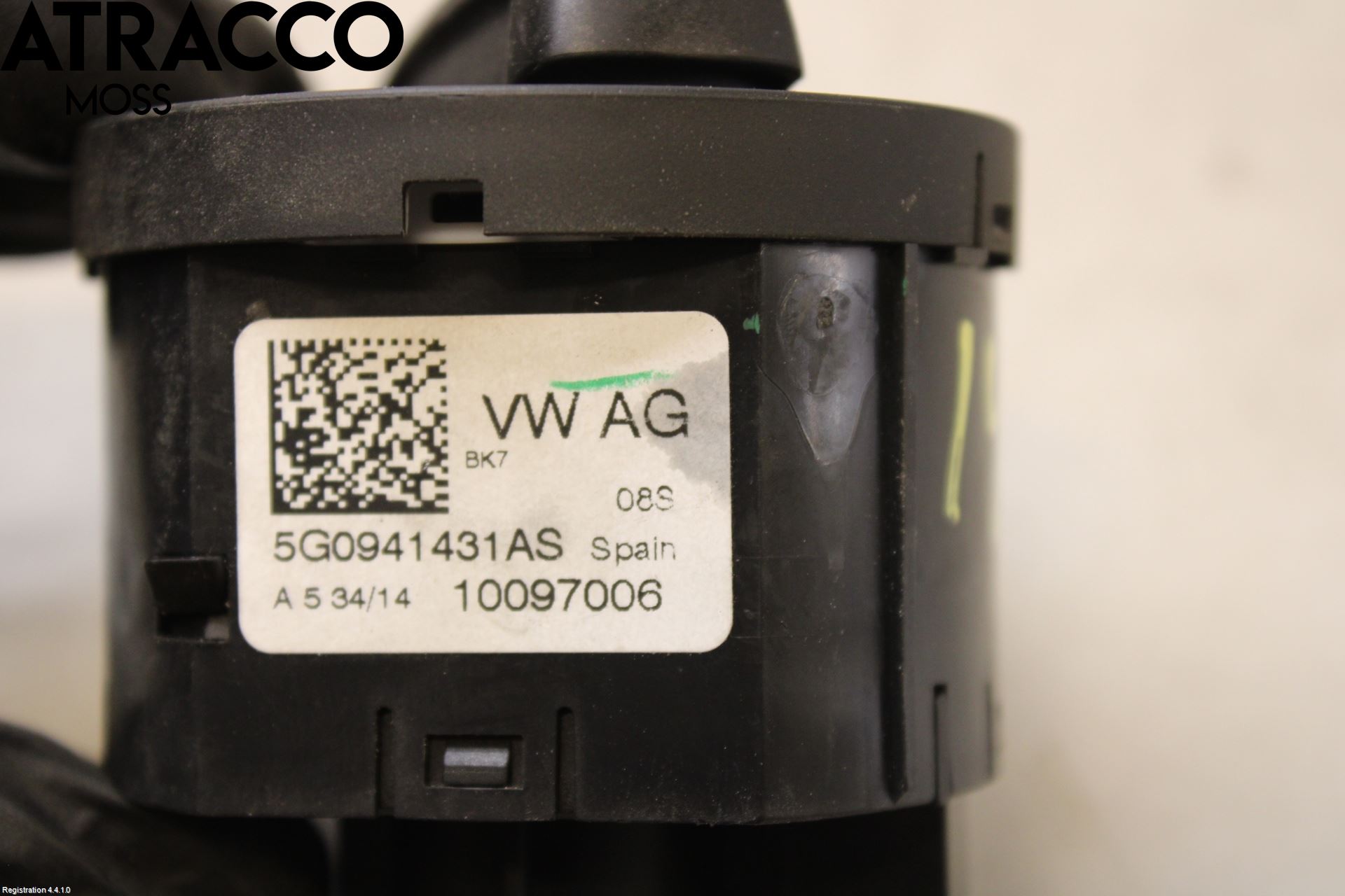 Volkswagen VW GOLF PLUS/CROSS GOLF 04-14 Bryter Hovedlys