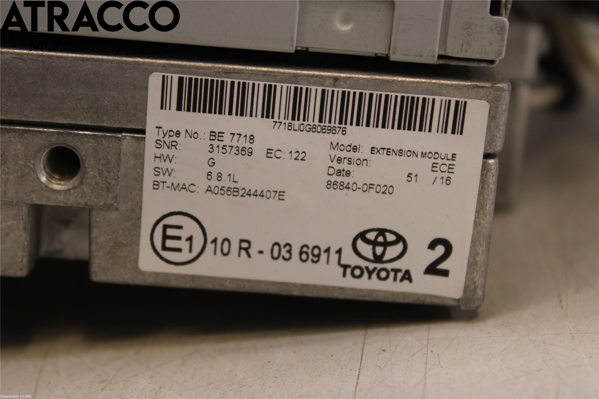 Toyota AURIS 13-19 Stereo Radio Med Cd