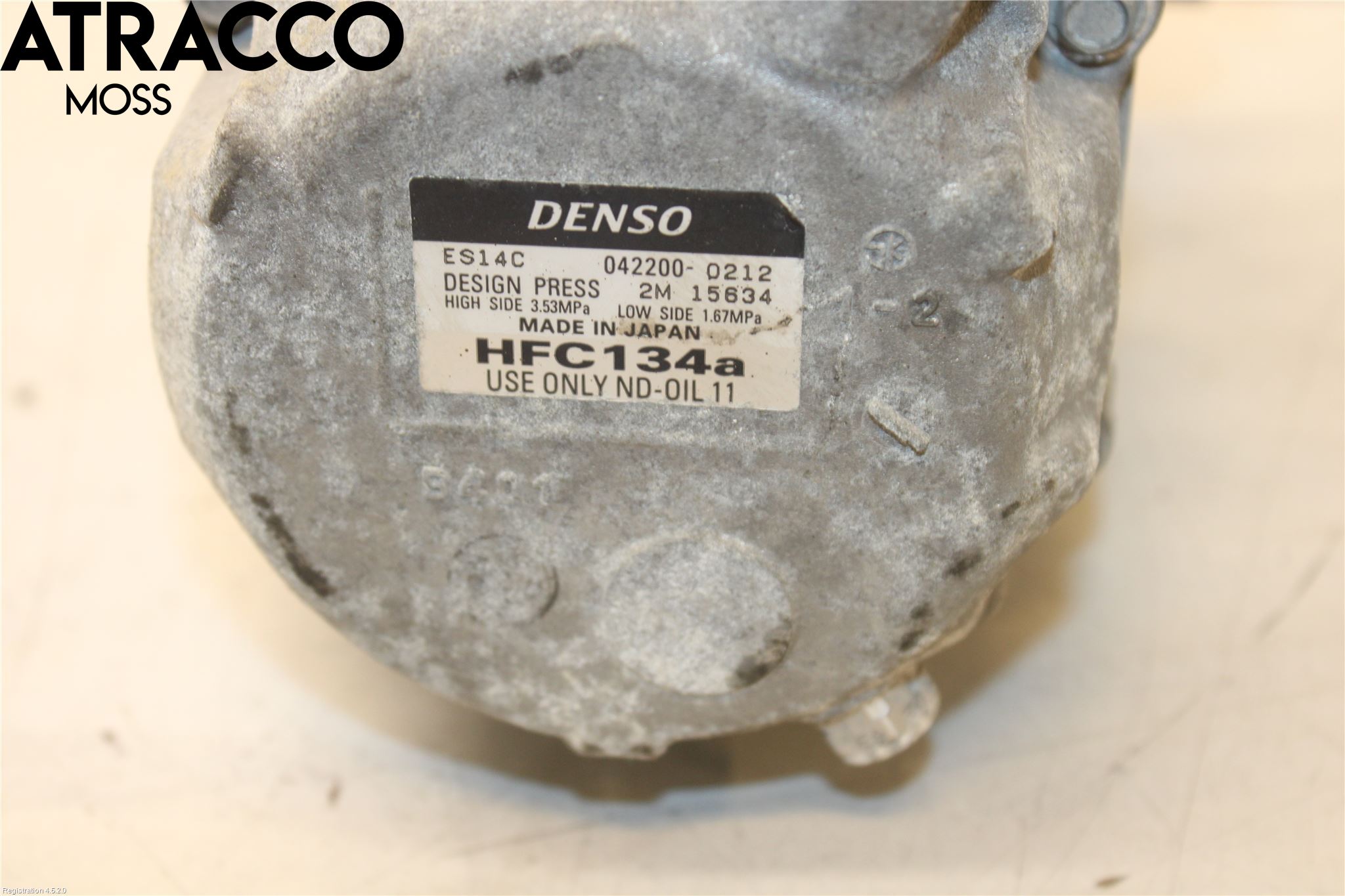 Toyota PRIUS ZVW30 09-20 Varme Ac Kompressor