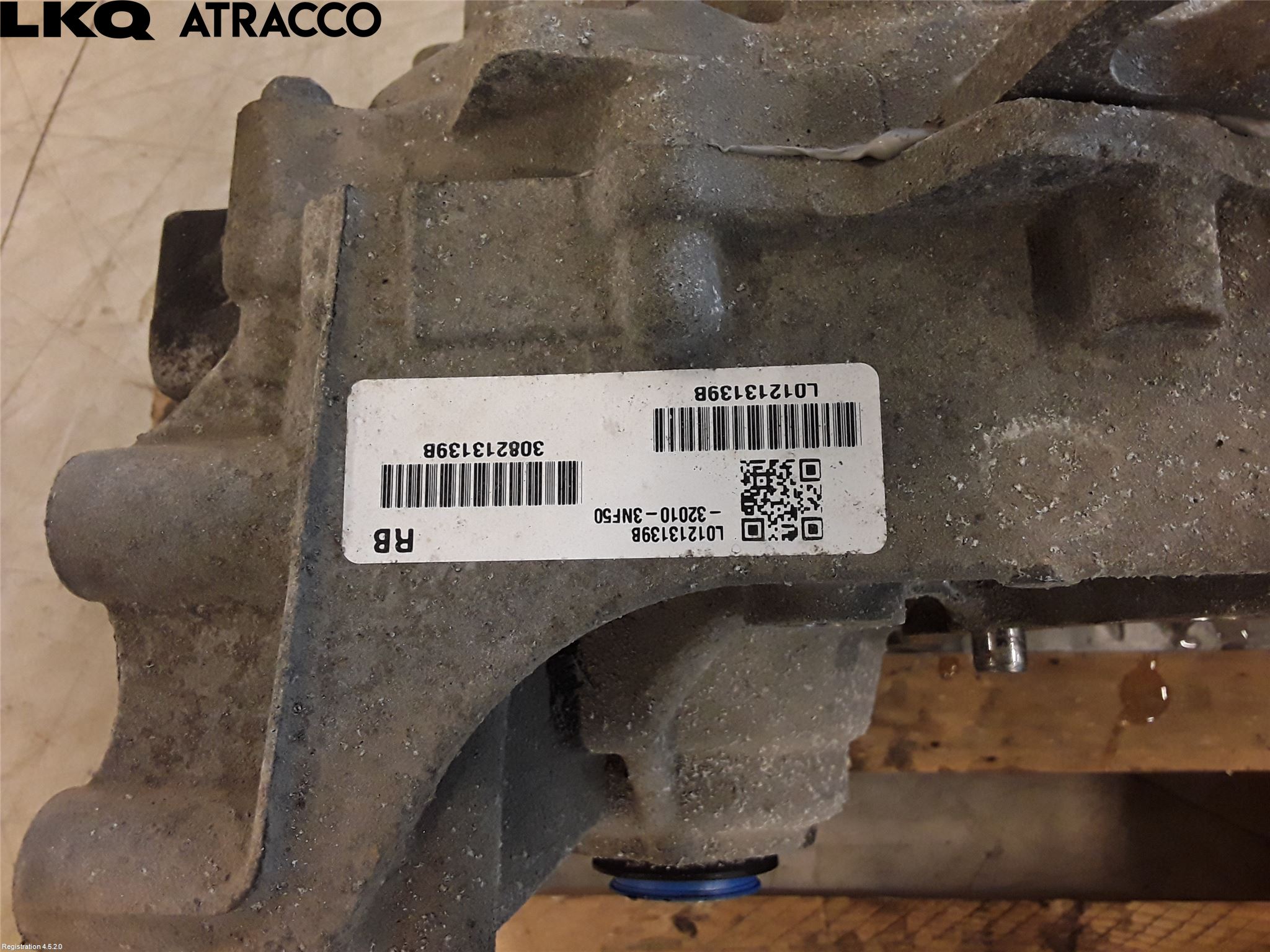 Nissan LEAF 11-17 Gearkasse Fordelingskasse