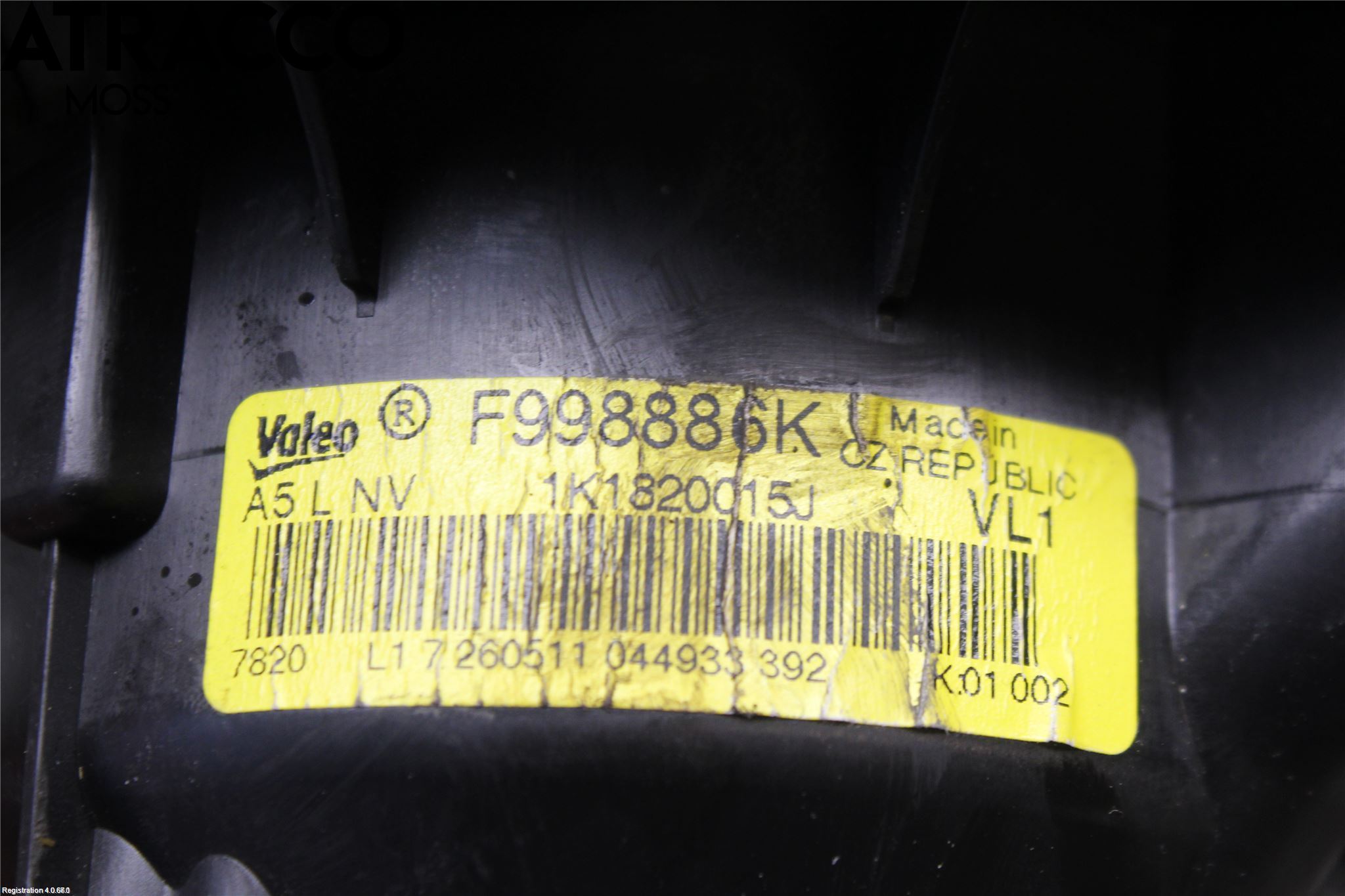 Volkswagen VW GOLF VI 09-13 Varme Ac Varmeapparatvifte