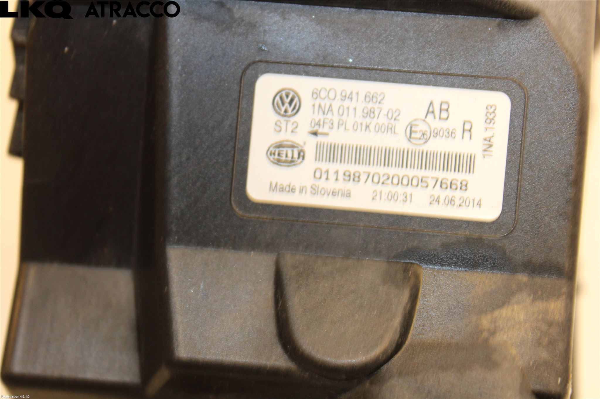 Volkswagen VW POLO 10-17 Frontlykt-Kurve-Tåkelys