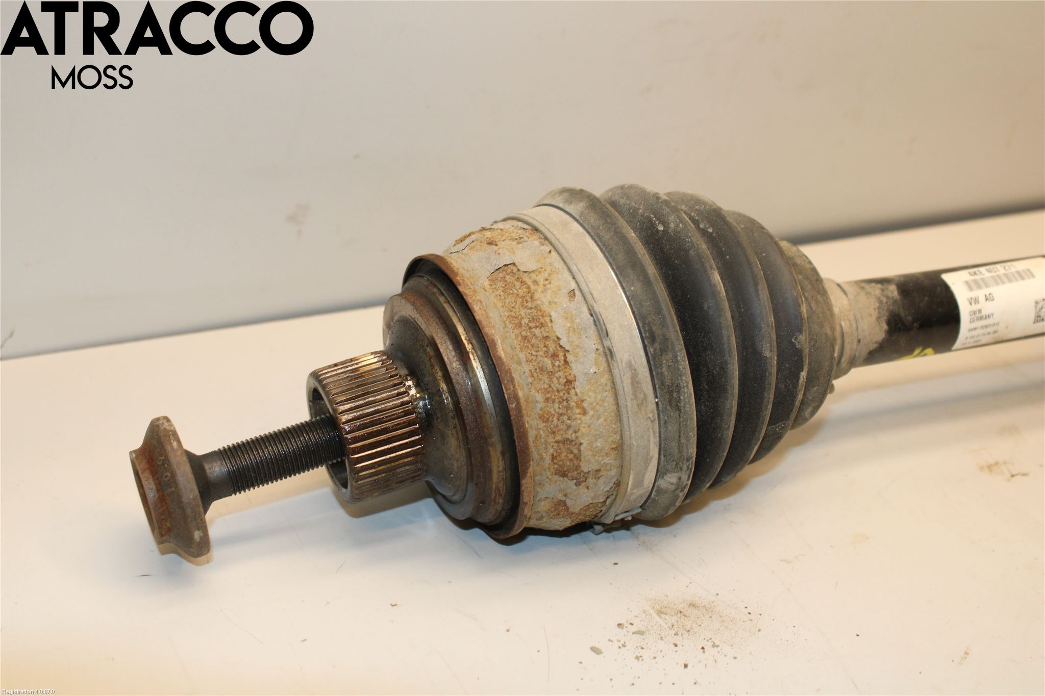 Audi E-TRON, S GE 19- Drivaksel Foran Kompl Venstre