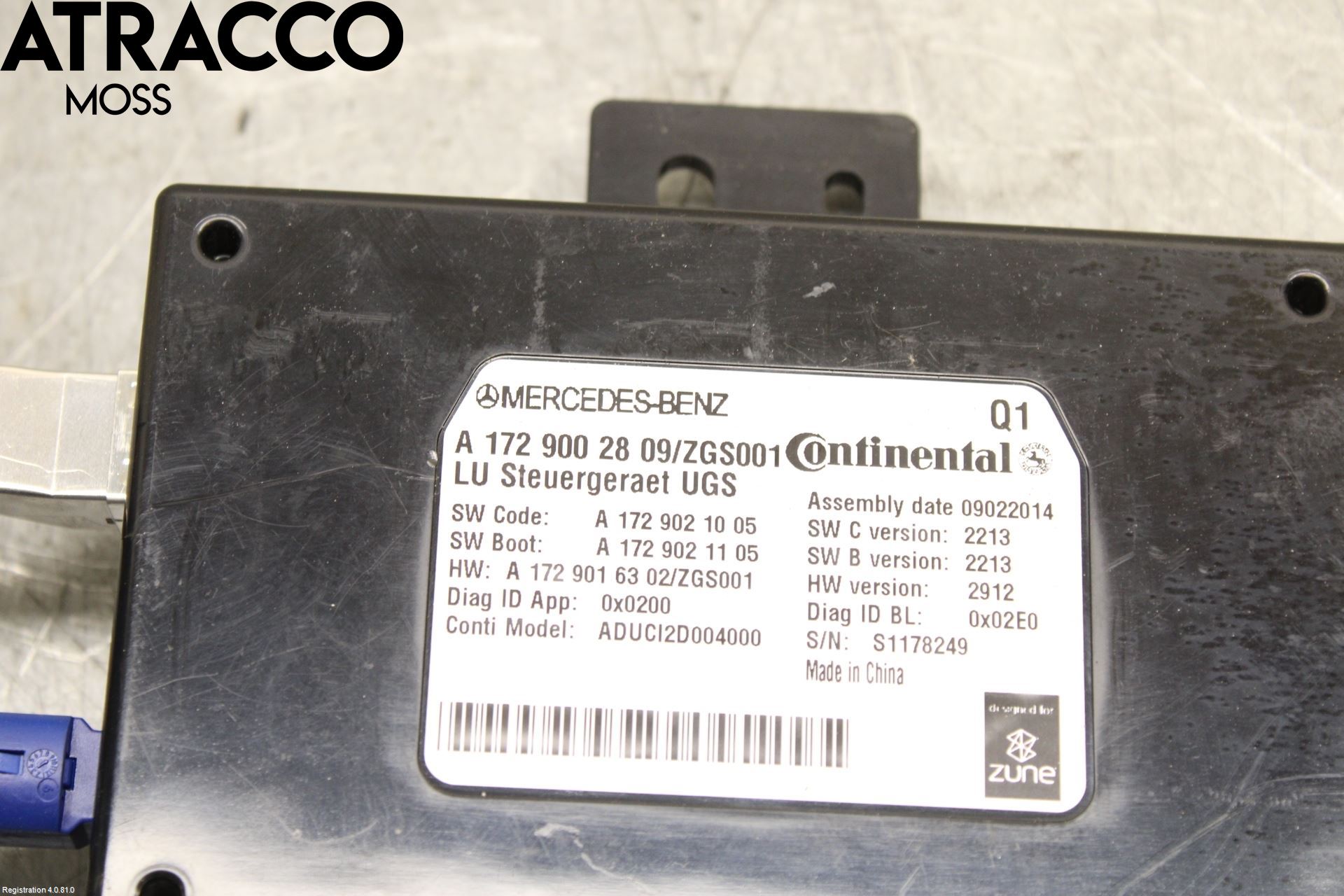 Mercedes-Benz MB A-KLASS (W176) 13-18 Styreenhet Øvrig