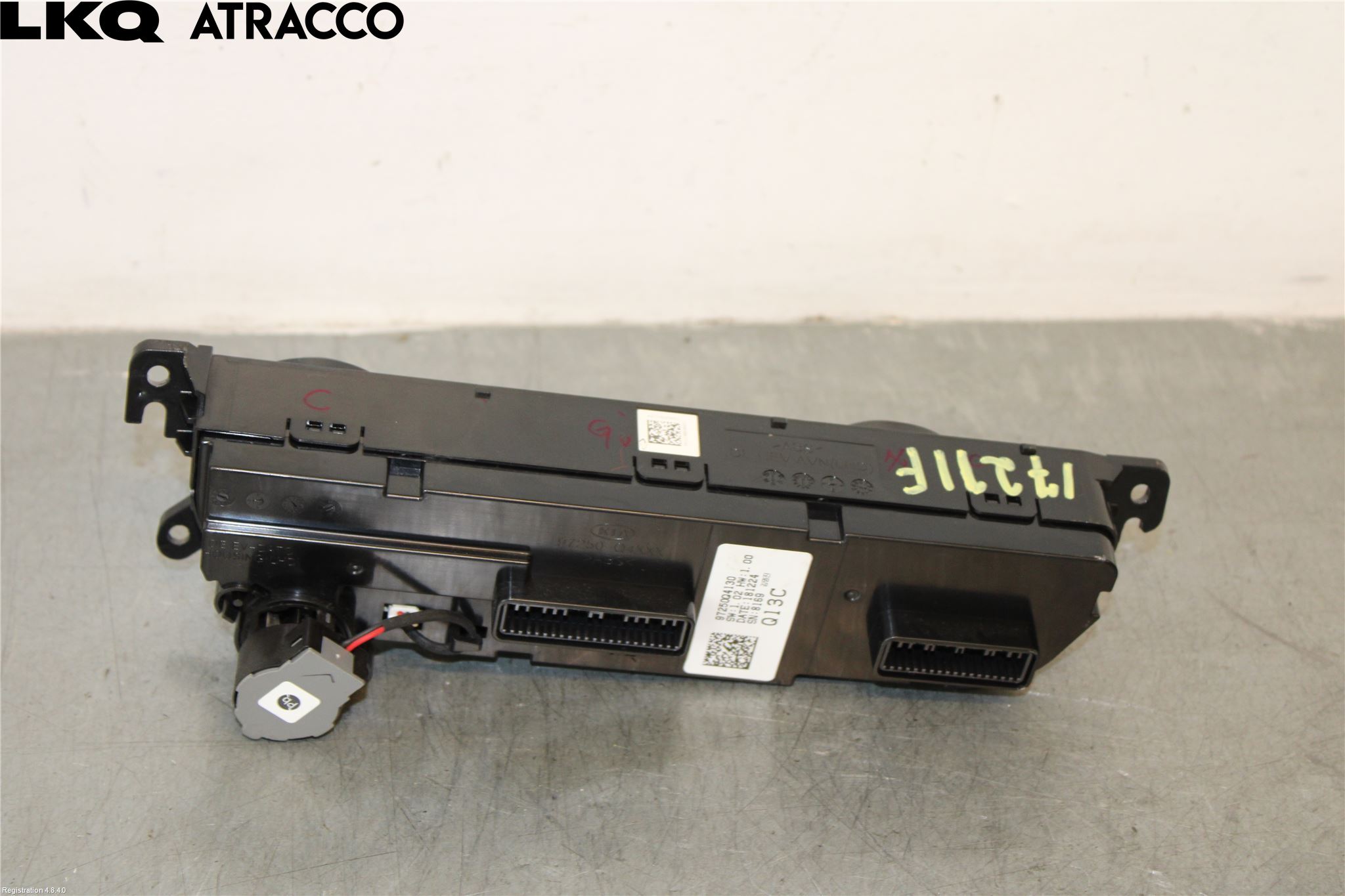 Kia NIRO (DE) 17-22 Varme Ac Betjening-Display