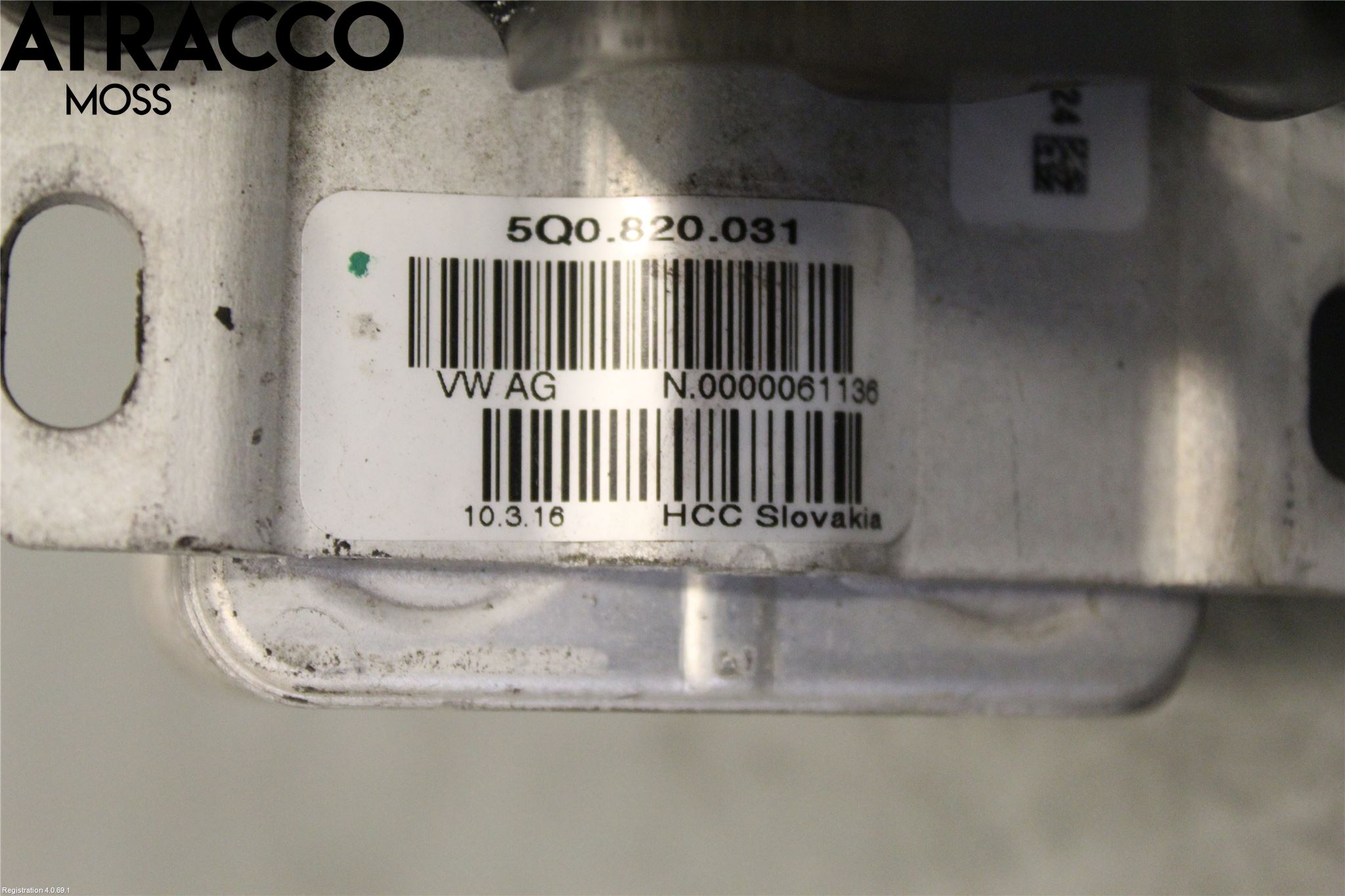 Volkswagen VW GOLF / E-GOLF VII 13-20 Varmeapparat Register Komplett