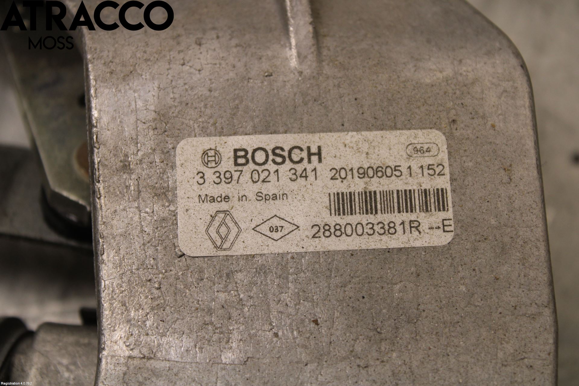 Renault ZOE/E-TECH 13- Viskermotor Frontrute