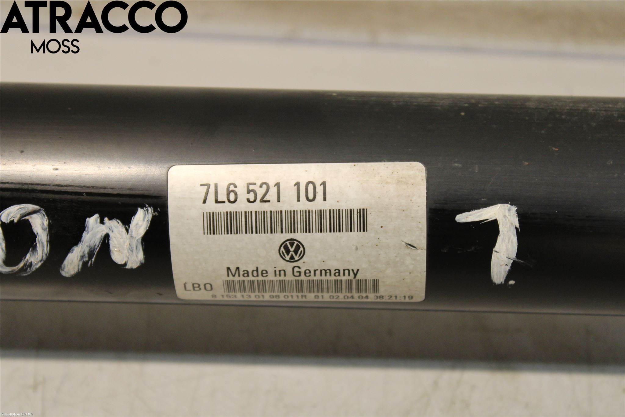 Volkswagen VW TOUAREG 7L 03-10 Mellomaksel Fremre 4Wd