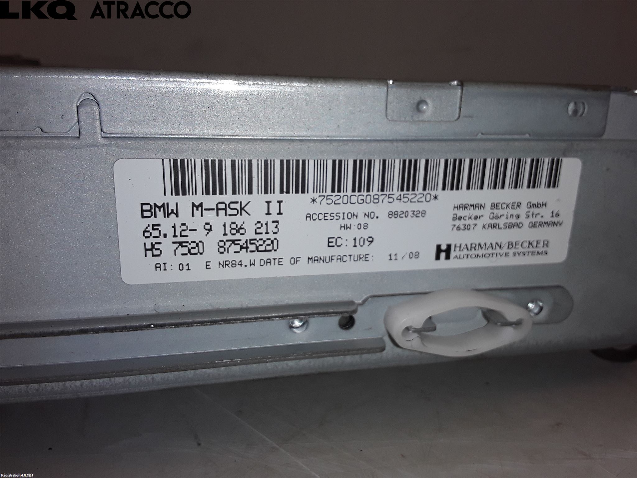 BMW 5 E60/61 Sed/Tou 02-10 Stereo Radio Med Cd