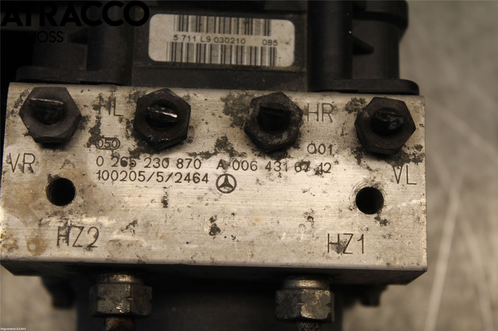 Mercedes-Benz MB A-KLASS (W169) 04-12 Abs Hydraulikkaggregat