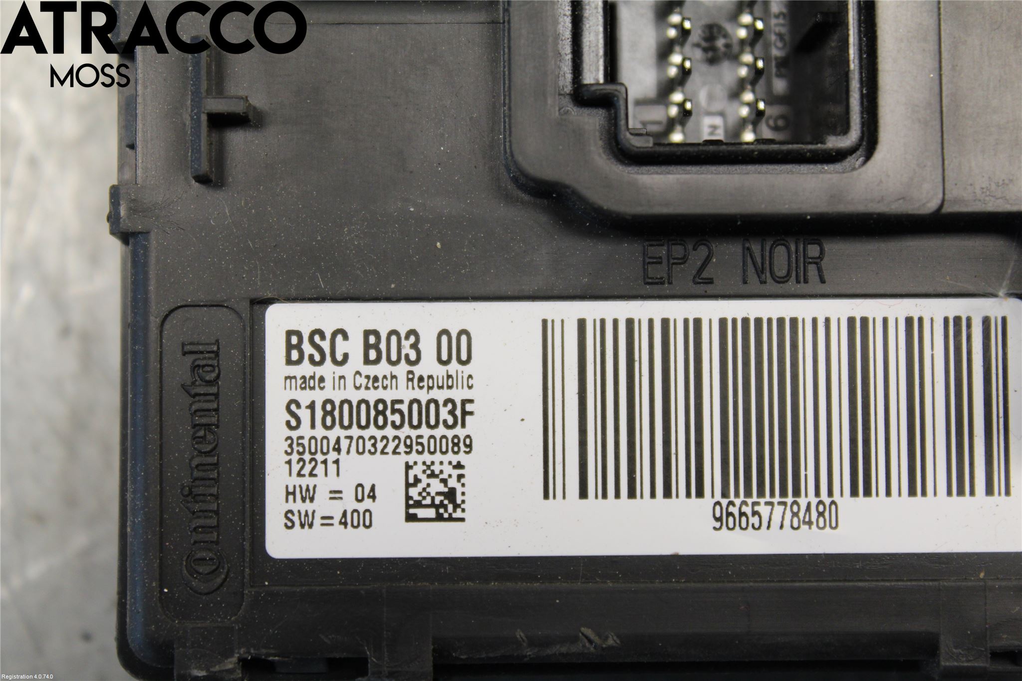 Citroen BERLINGO 08-18 Styreenhet Øvrig