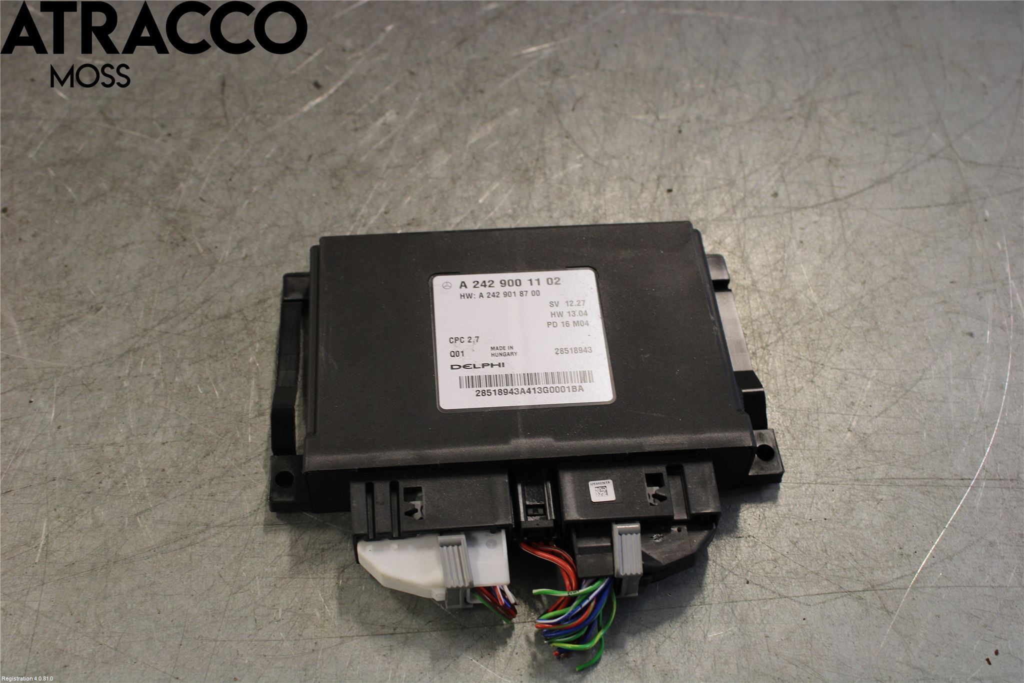 Mercedes-Benz MB B-KLASS (W246/W242) 12-19 Styreenhet Øvrig