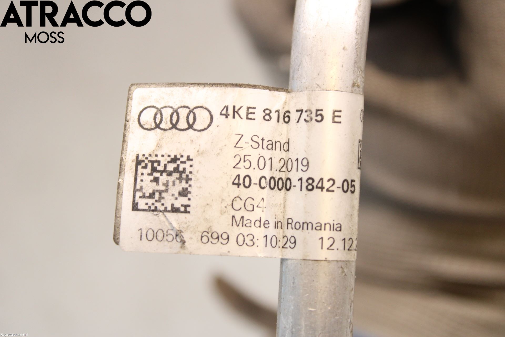 Audi E-TRON, S GE 19- Varme Ac Slange - Rør