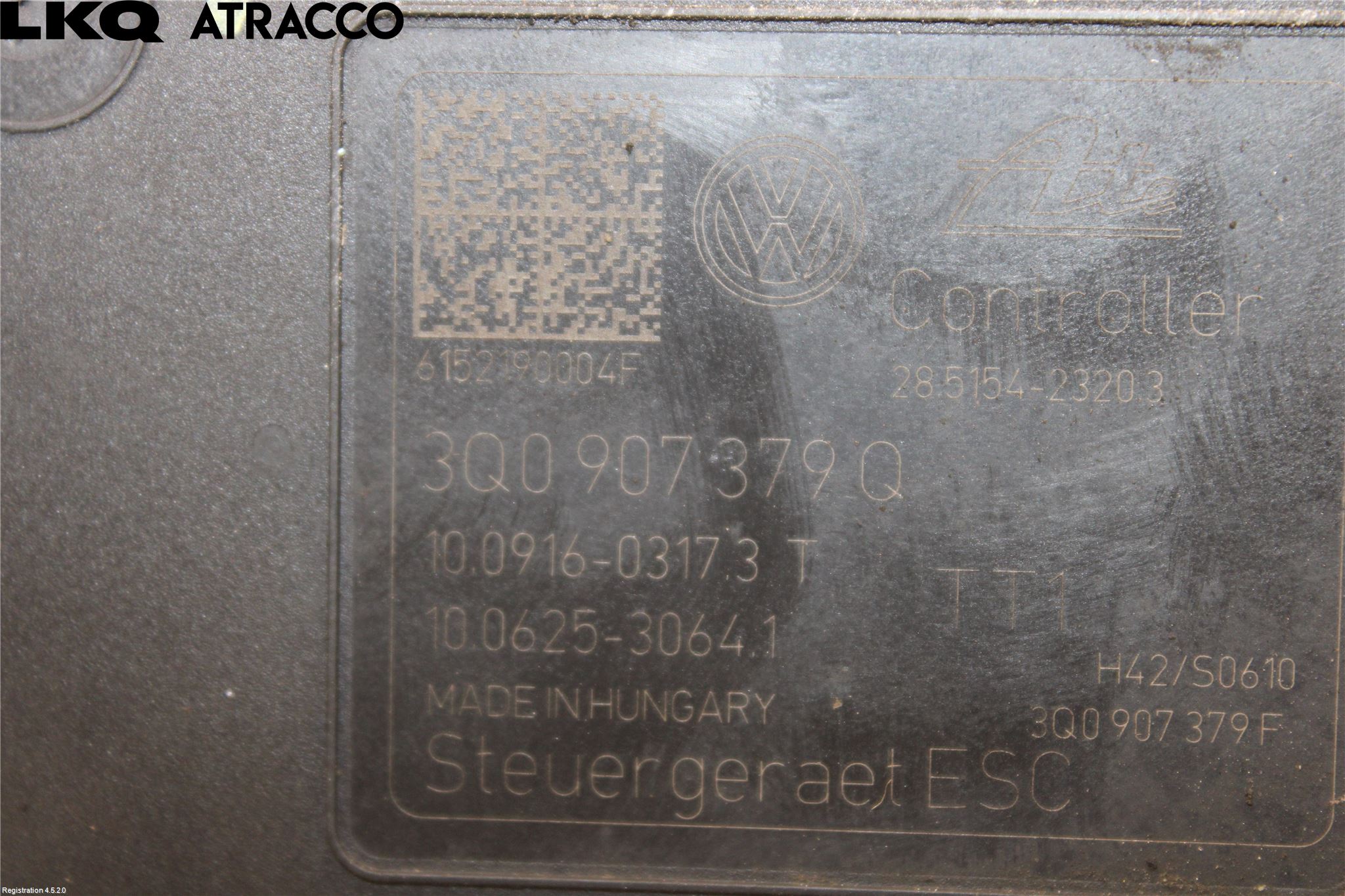 Volkswagen VW GOLF / E-GOLF VII 13-20 Abs Hydraulikkaggregat