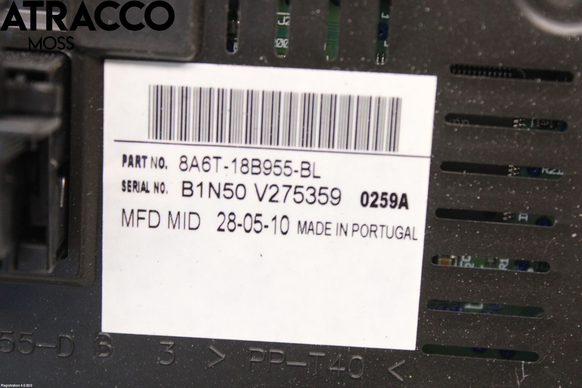 Ford FIESTA 09-12 Multifunktionsdisplay