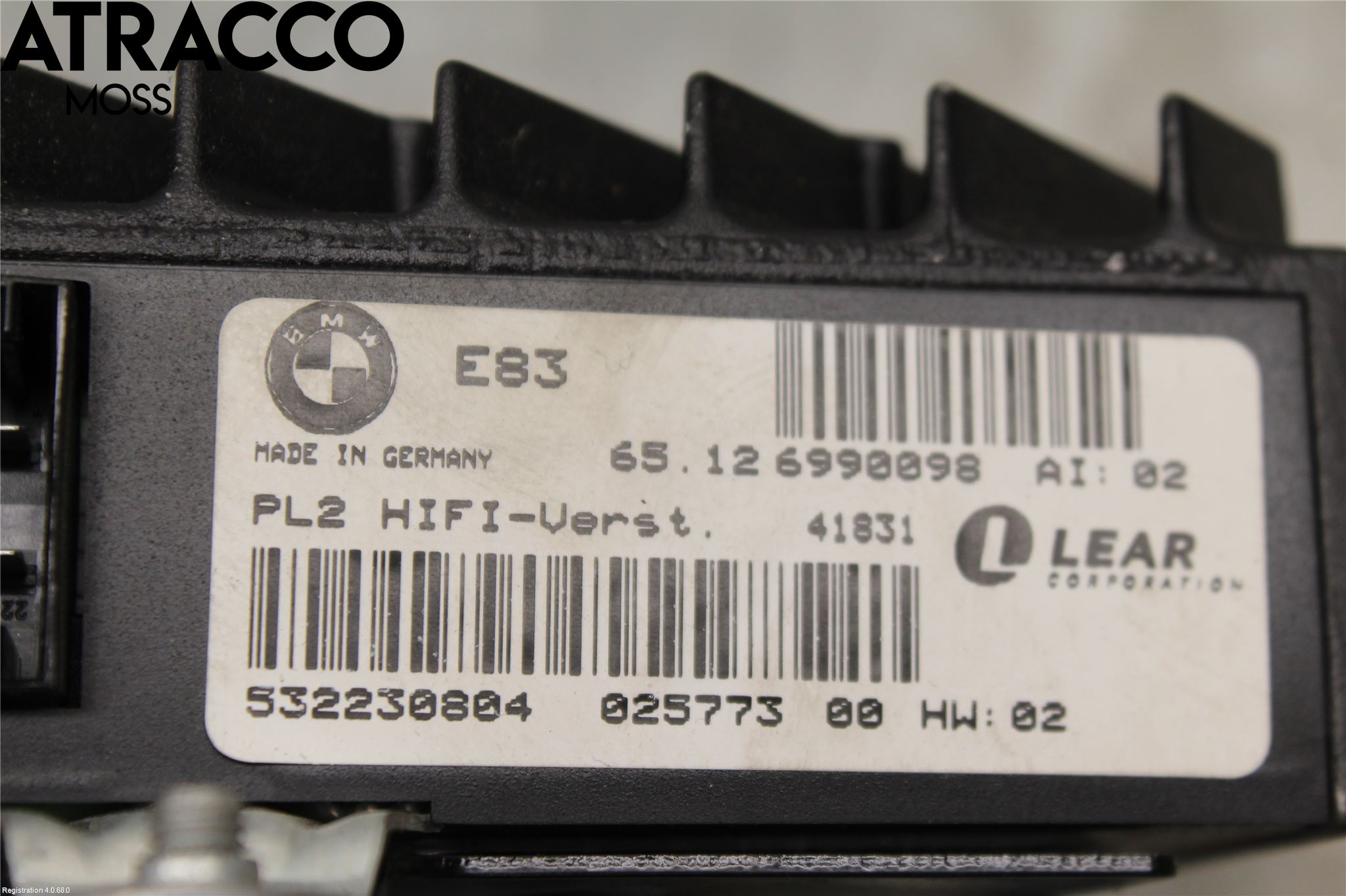 BMW X3 E83     03-10 Stereo Forsterker