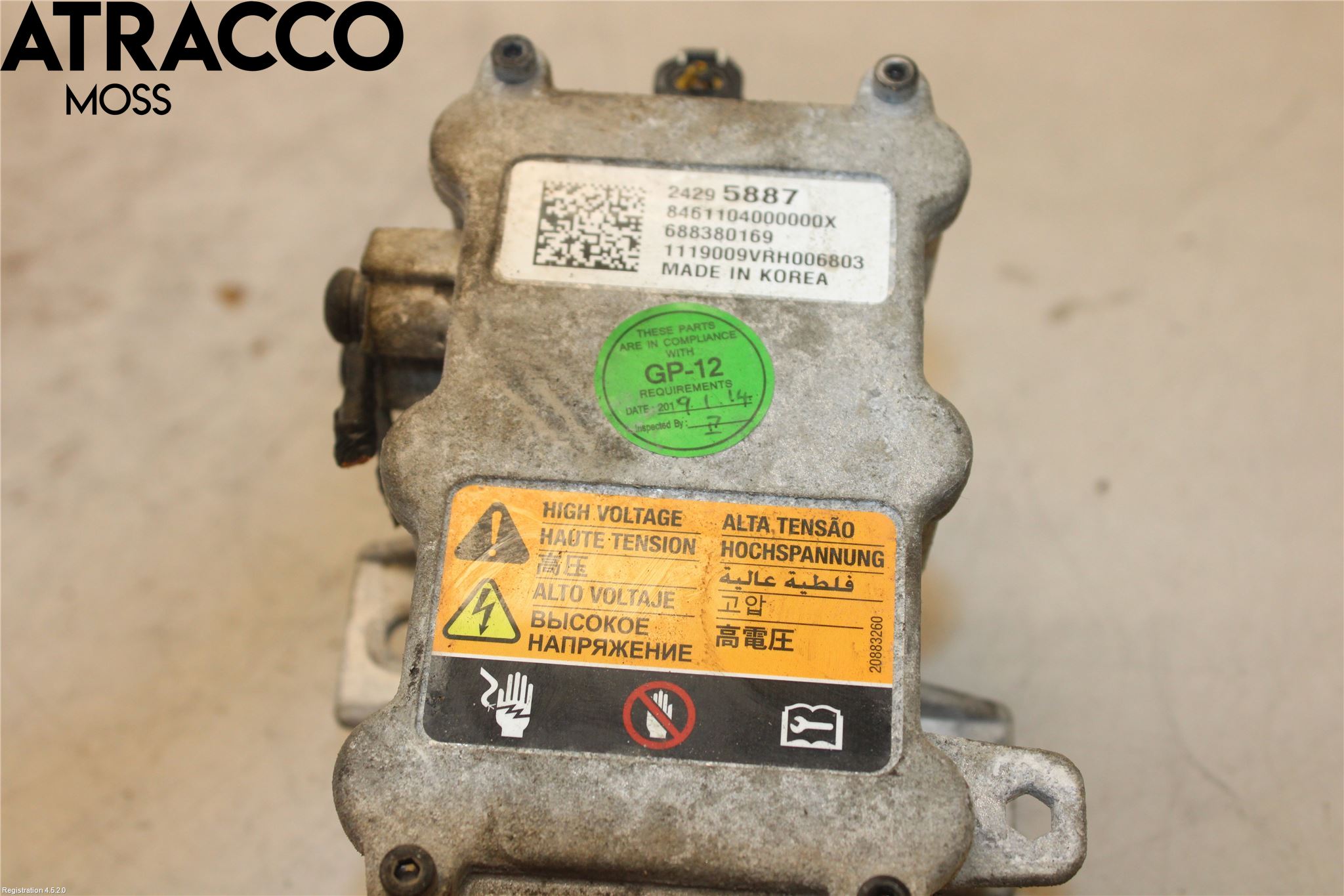 Opel AMPERA 17- Varmeapparat Register Med Ac