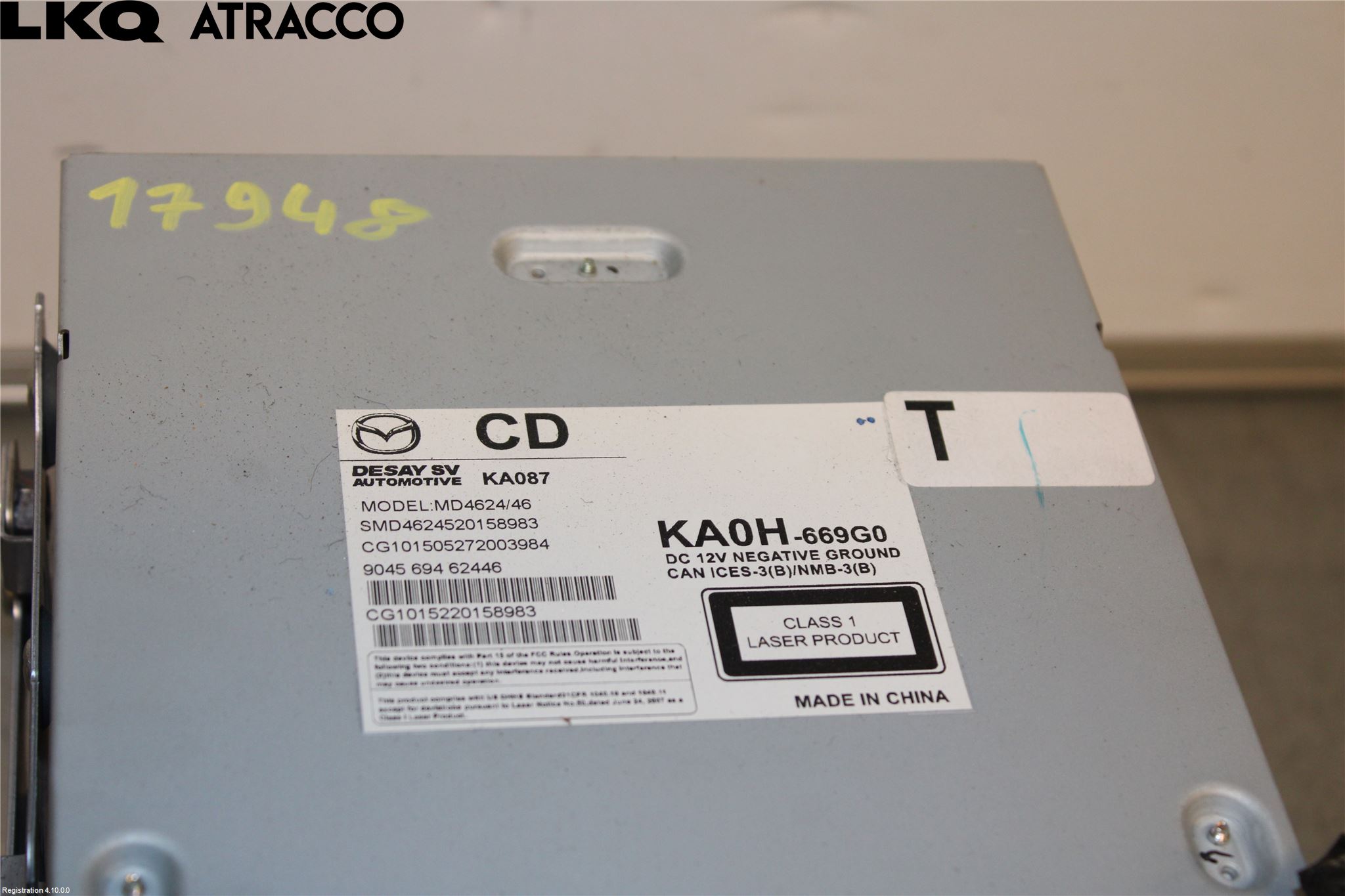 Mazda CX-5 12-17 Stereo Radio Med Cd