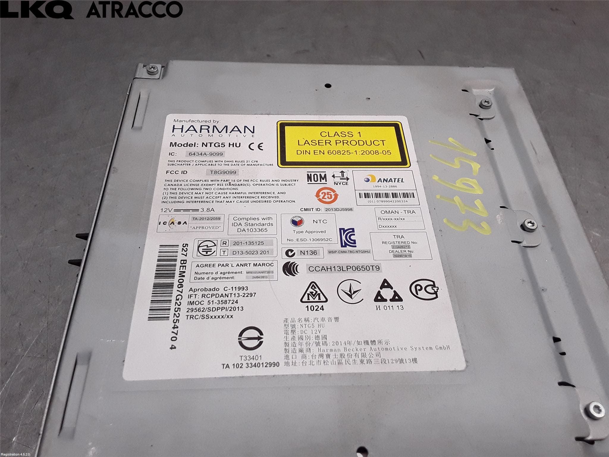 MB GLC-KLASS (X253/C253) 15-22 Stereo Radio