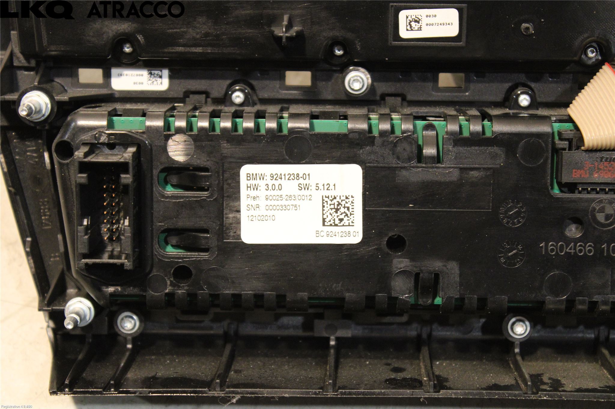 BMW 5 F10/F11/F18 09-17 Varme Ac Betjening-Display