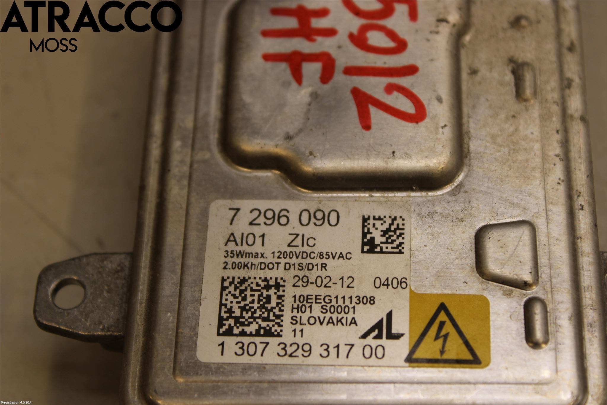 BMW 7 F01/02/03/04 09-15 Styreenhet Xenon