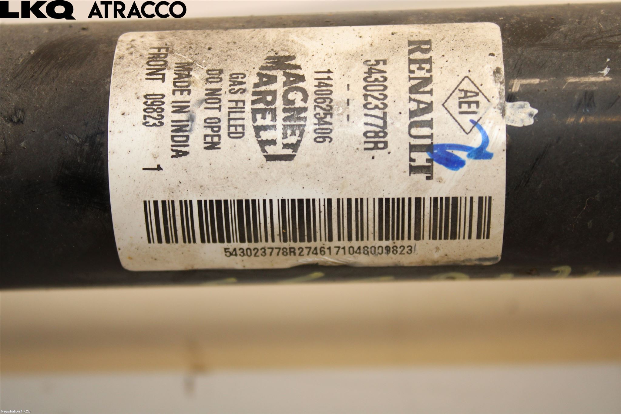 Biltillbehør-rekvisita Fjærbein Foran Høyre