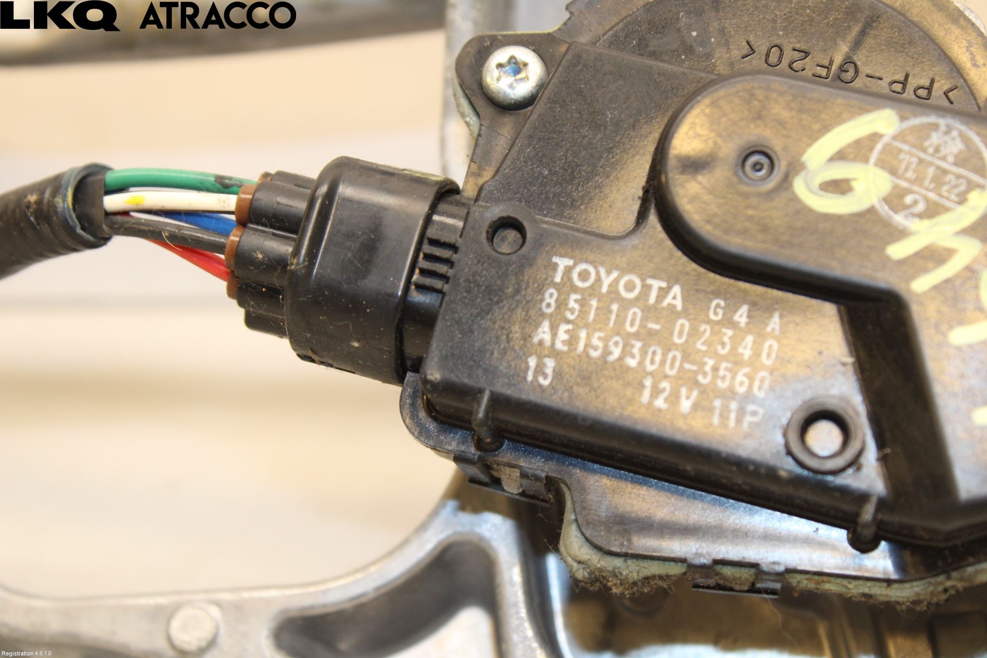 Toyota AURIS 13-19 Viskermotor Frontrute