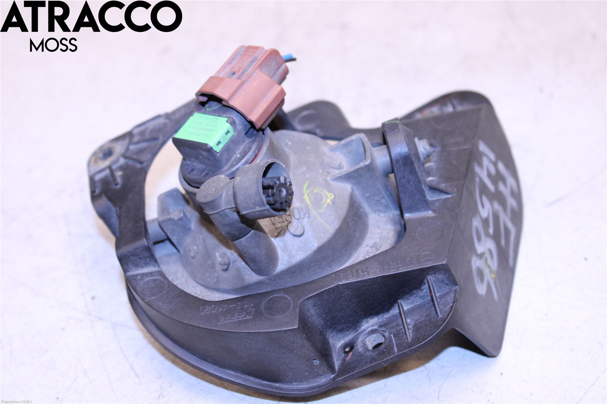 Mazda 2 (DE) 08-15 Frontlykt-Kurve-Tåkelys