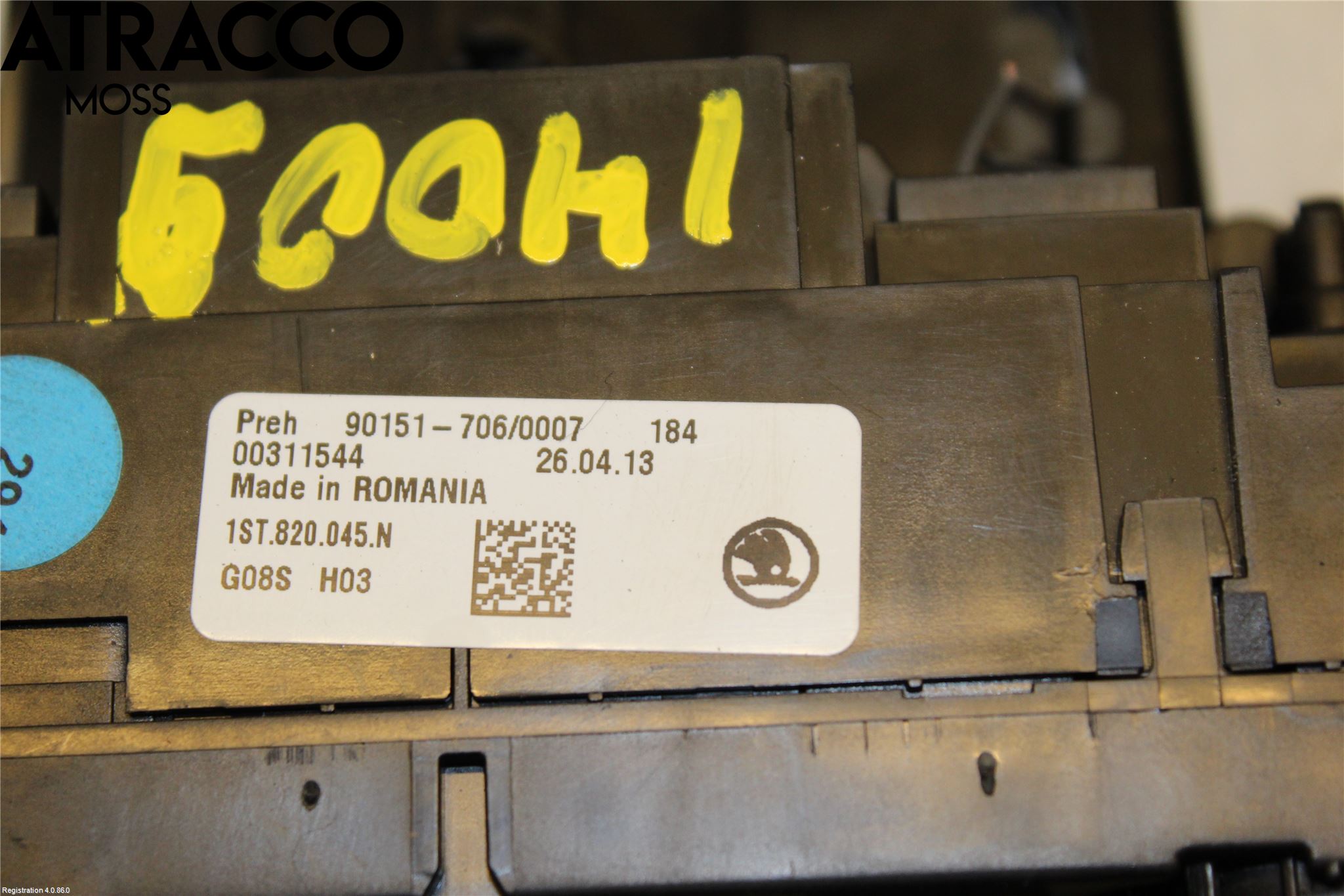 Skoda CITIGO / CITIGO E IV Varme Ac Betjening-Display