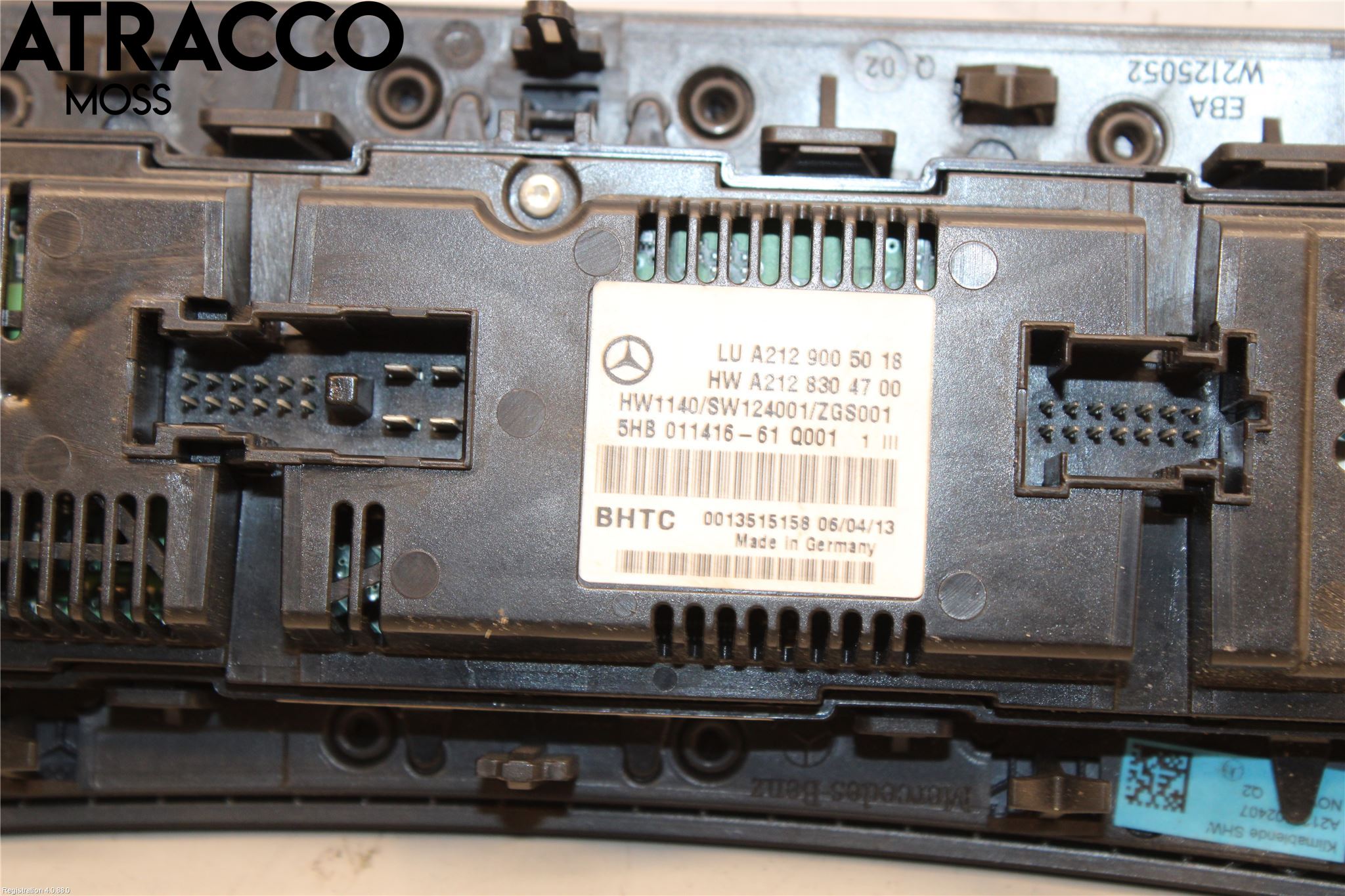 Mercedes-Benz MB E-KLASS (W212) 09-16 Varme Ac Betjening-Display
