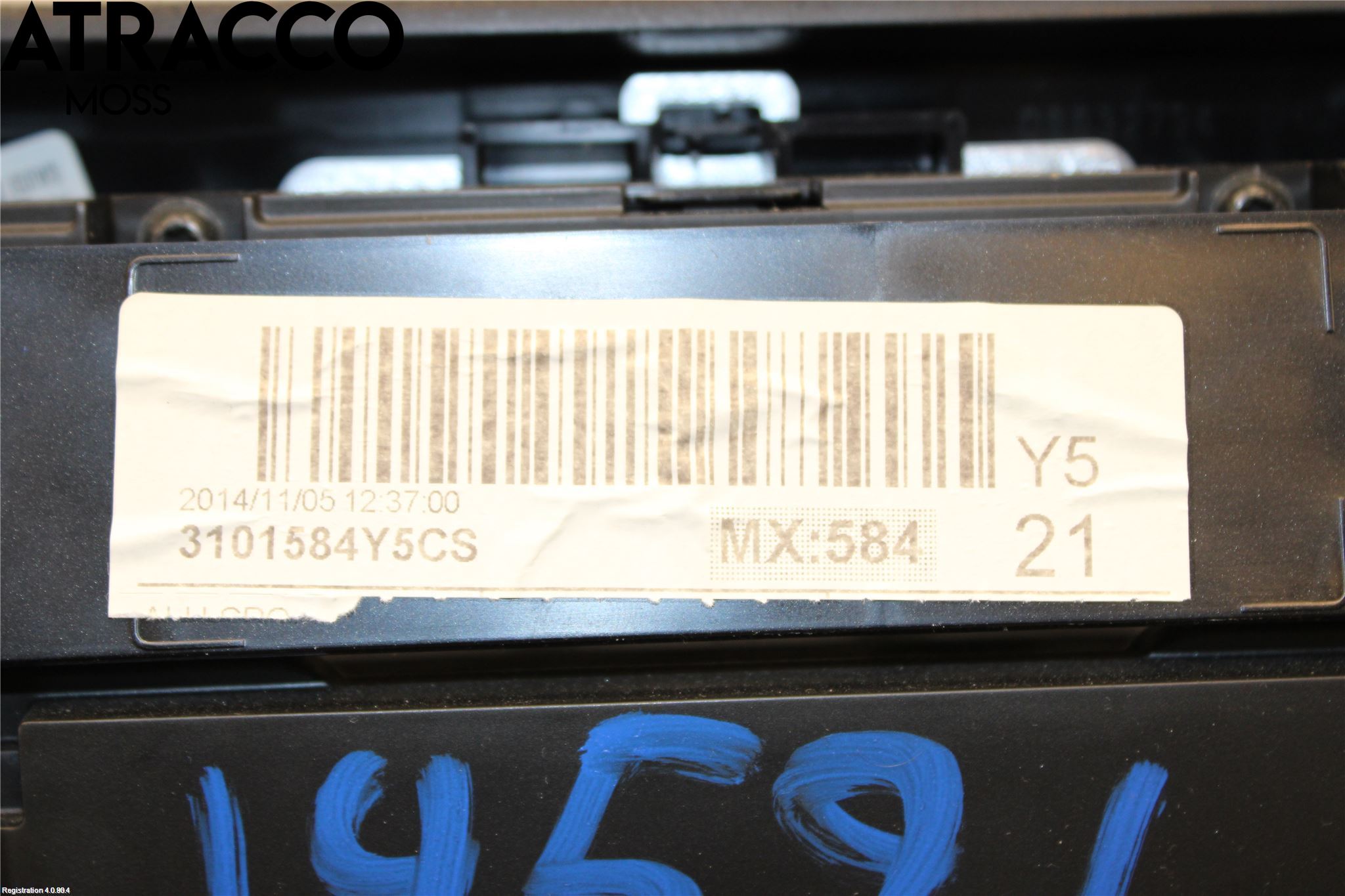 Volvo V40 12-19 Varme Ac Betjening-Display