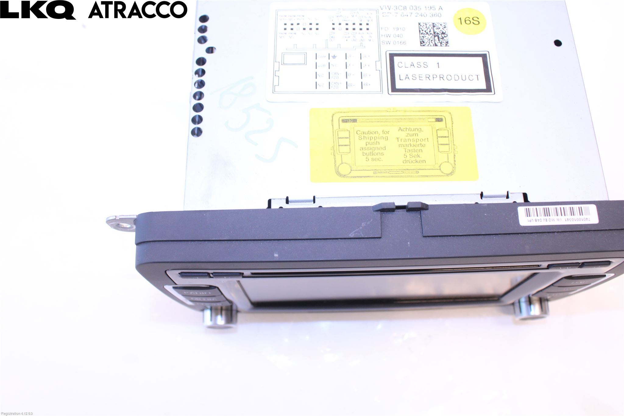 Volkswagen VW GOLF VI 09-13 Stereo Radio