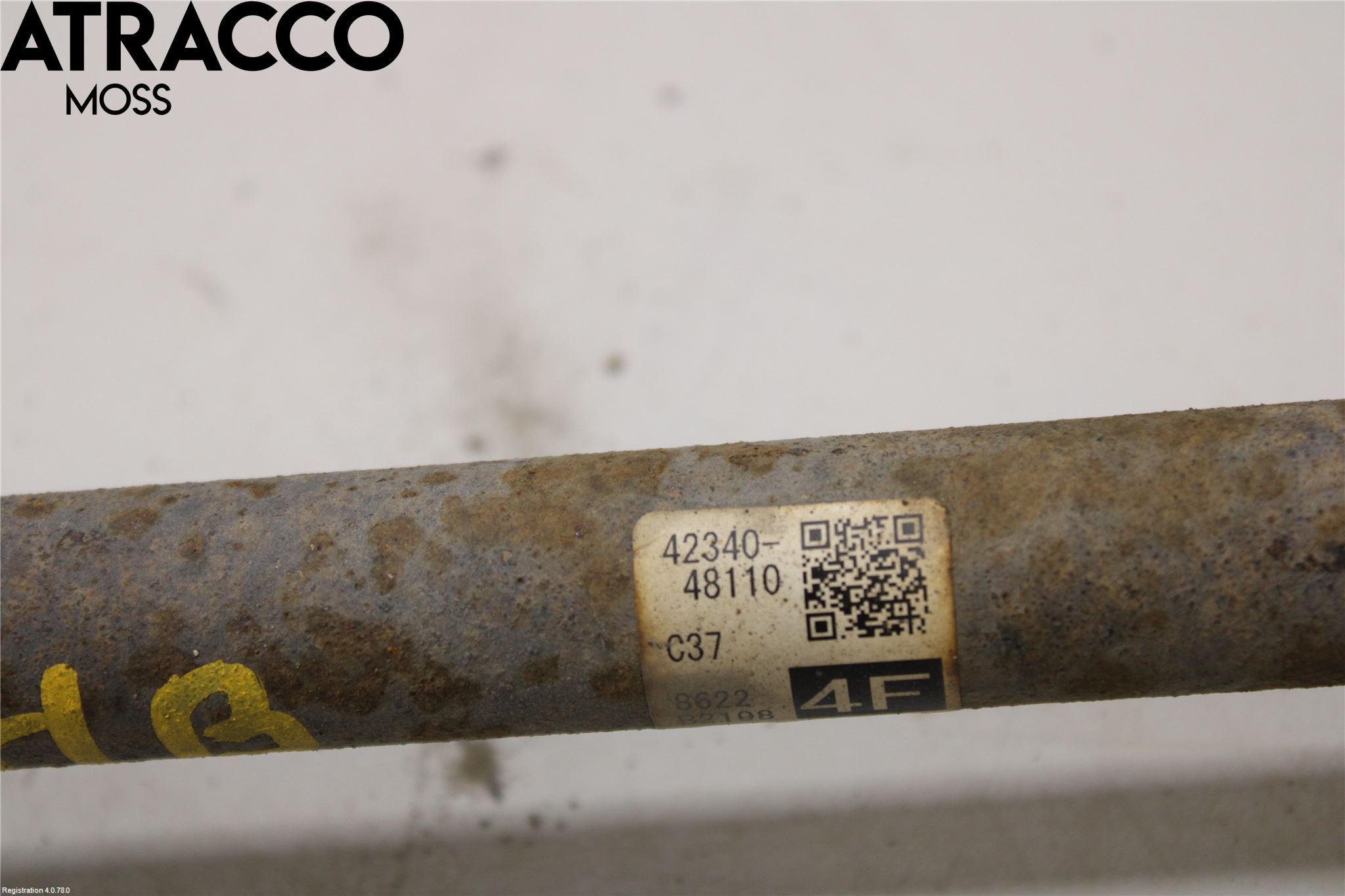 Toyota RAV4 13-18 Drivaksel Bak Kompl Høyre