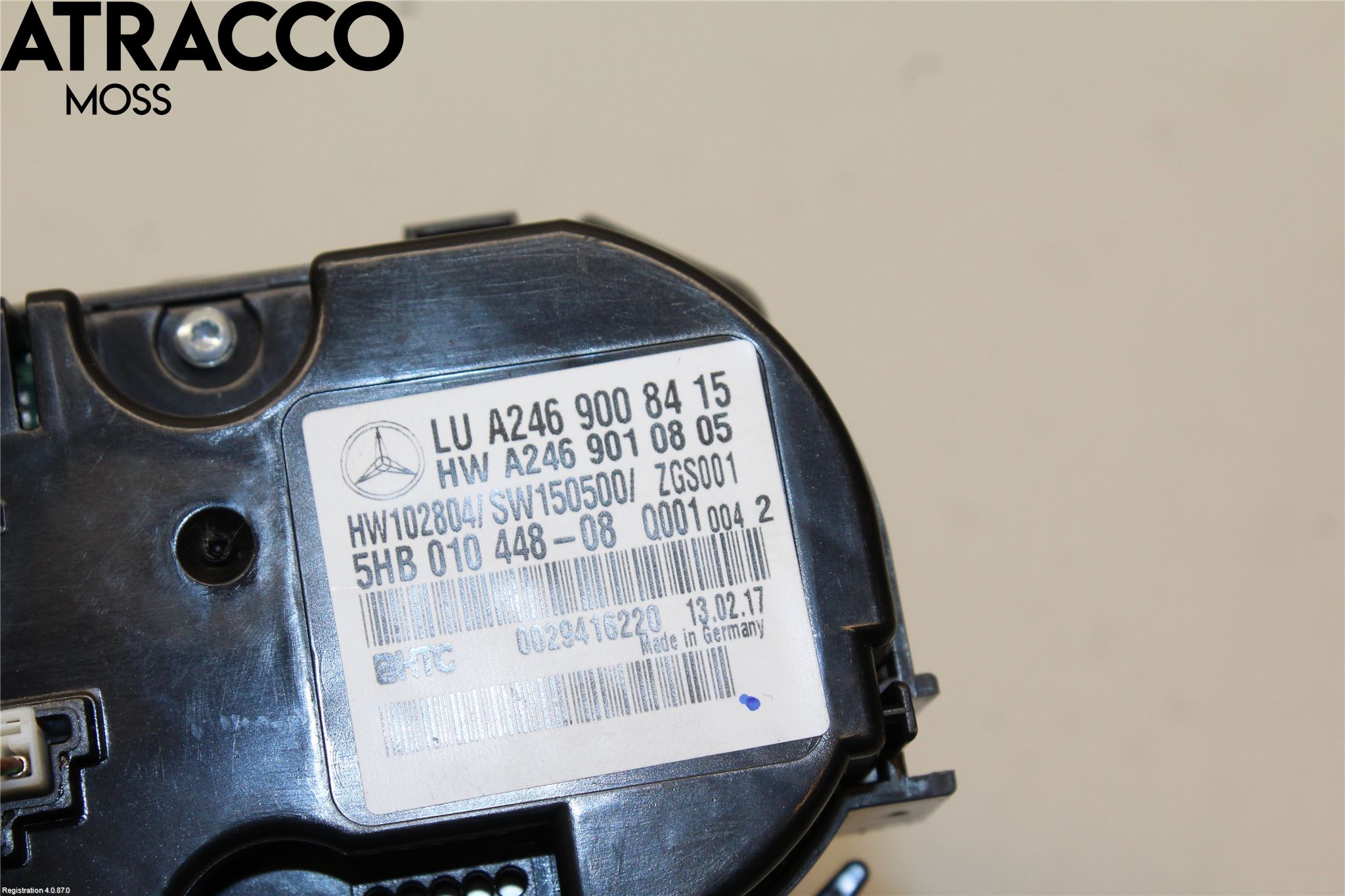 Mercedes-Benz MB GLA-KLASS (X156) 13-20 Varme Ac Betjening-Display