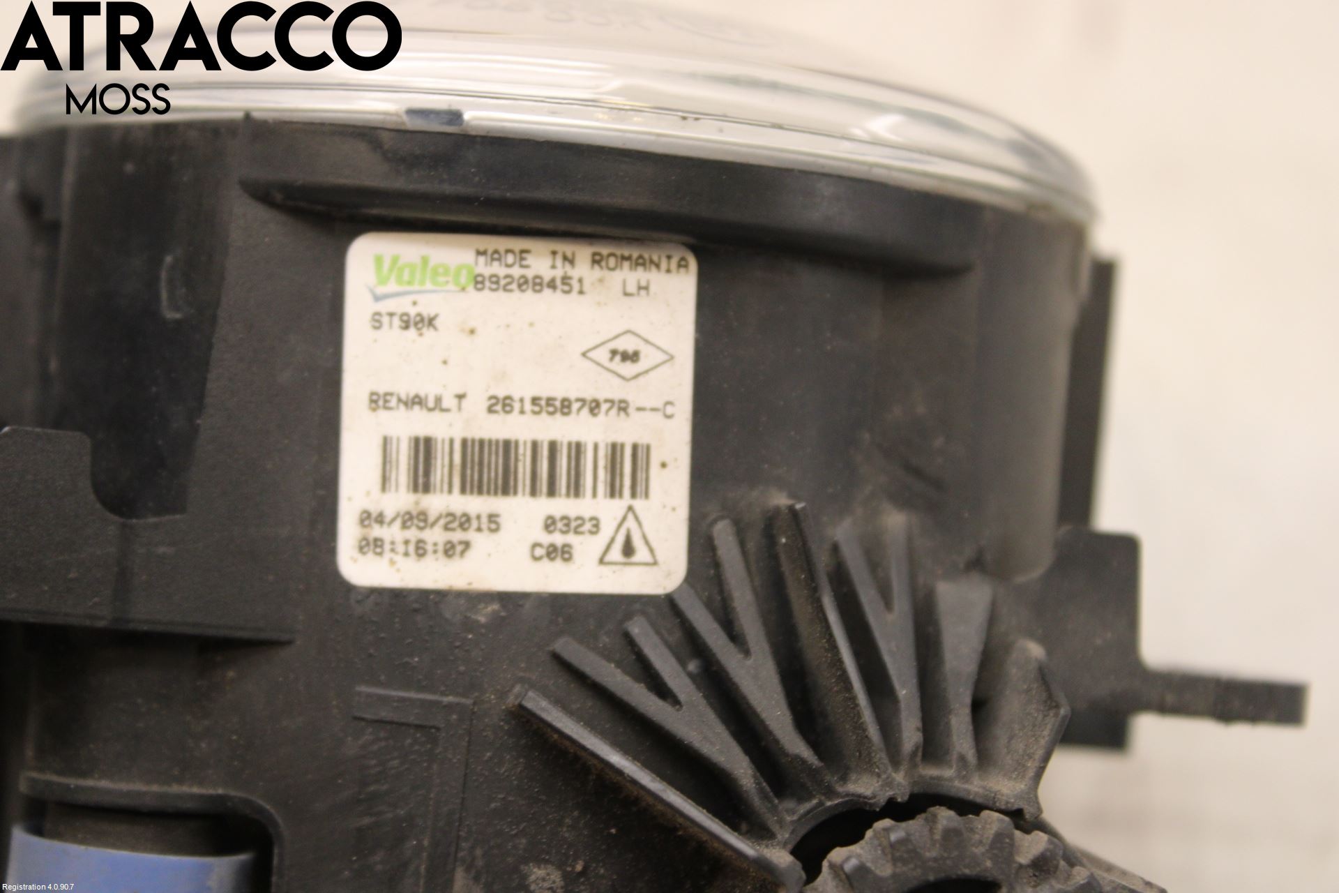 Renault KADJAR 15- Frontlykt-Kurve-Tåkelys