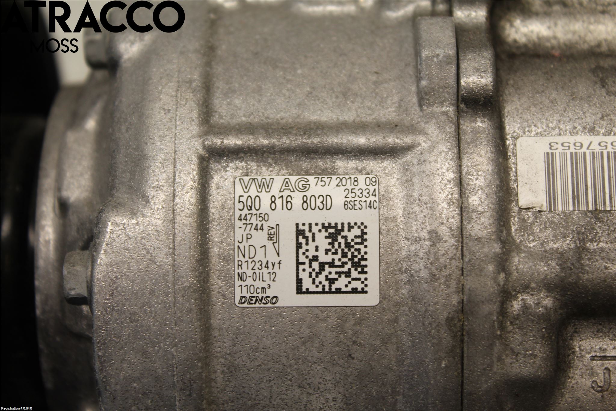 Volkswagen VW T-ROC 18- Varme Ac Kompressor