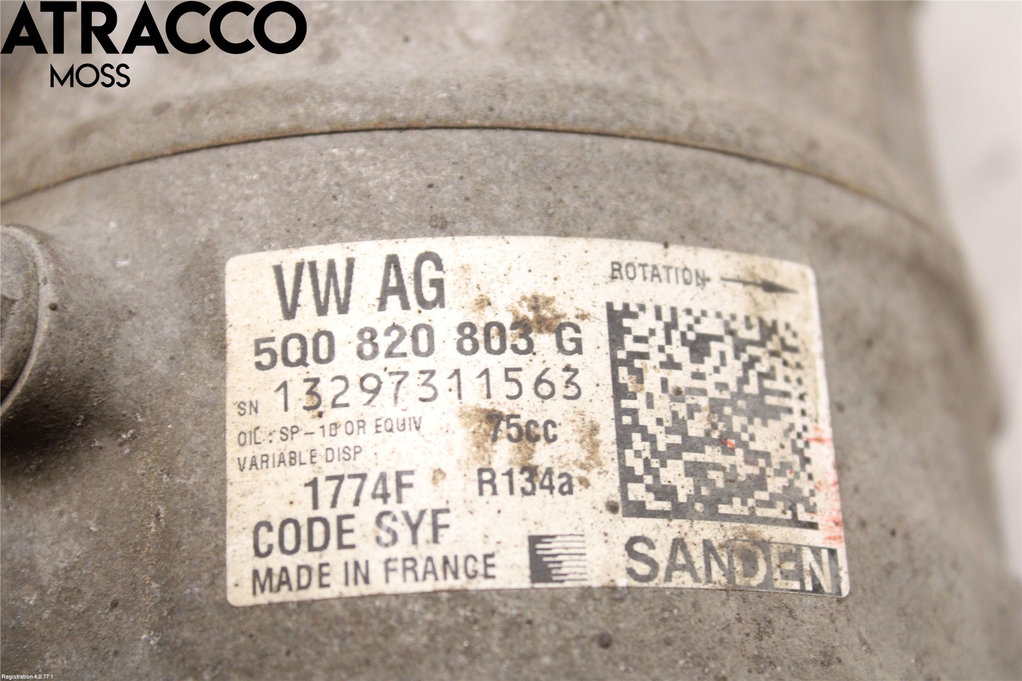 Volkswagen VW CADDY 16-20 Varme Ac Kompressor