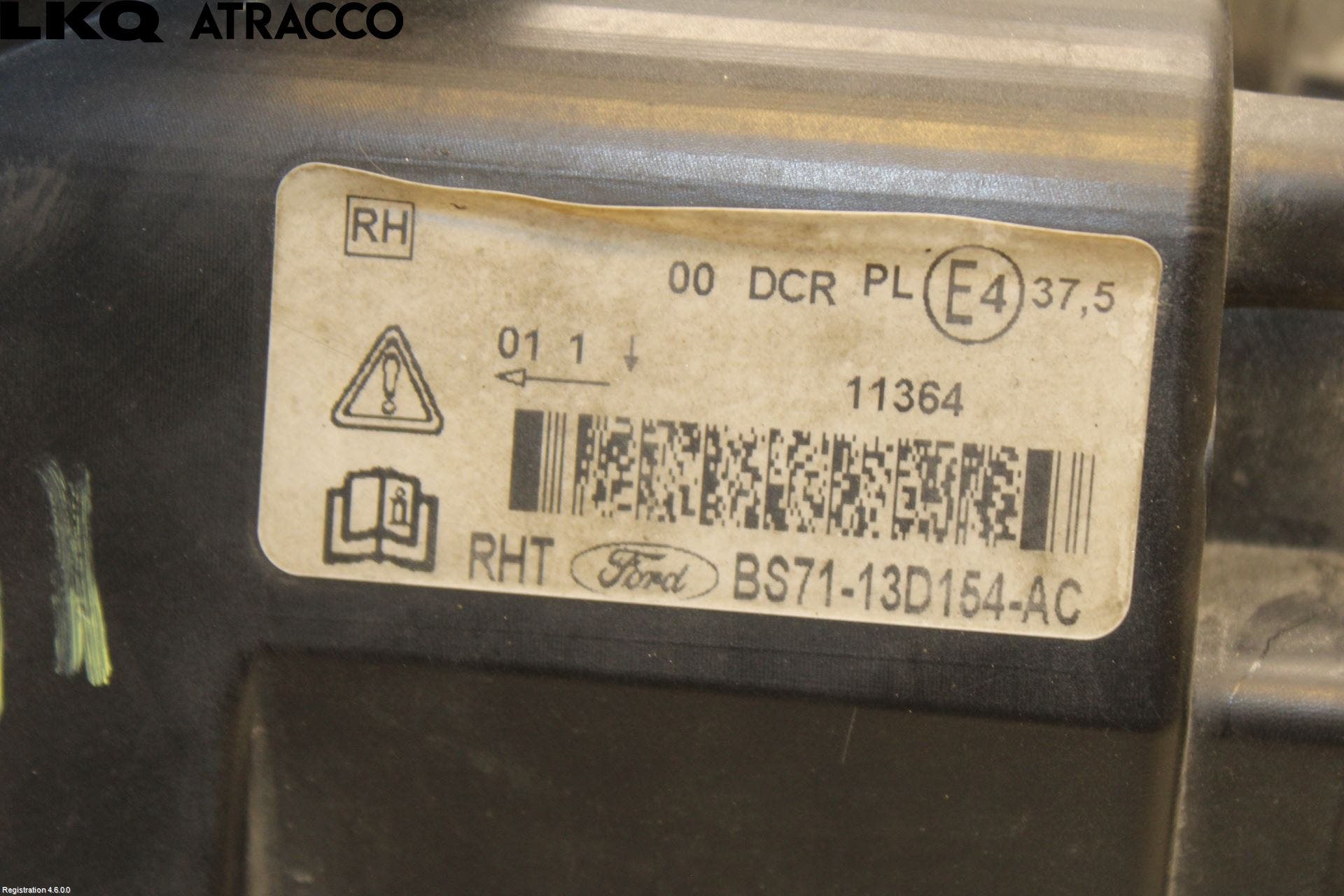 Ford MONDEO 07-15 Frontlykt Høyre