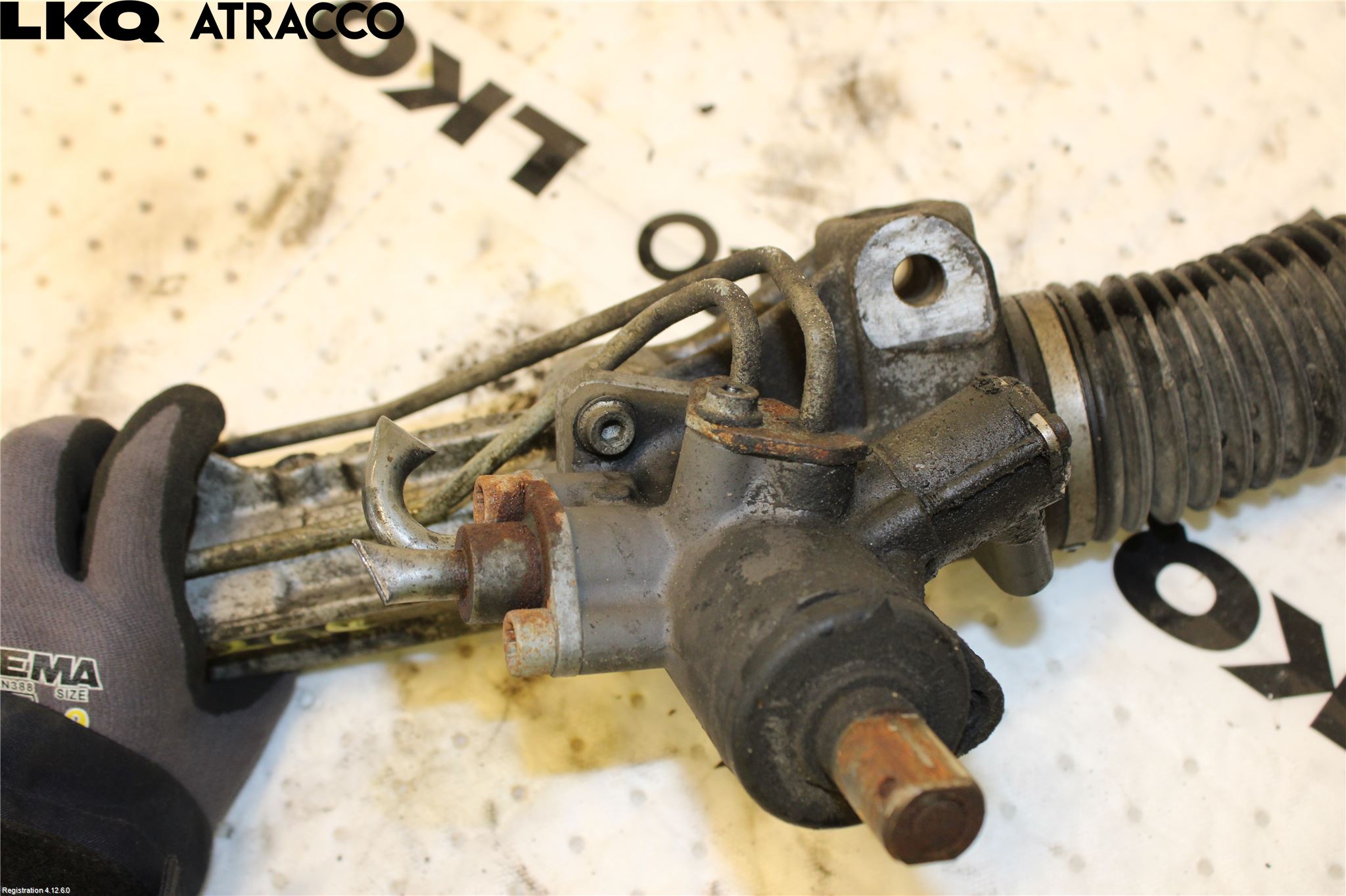 Audi A4/S4 08-11 Servo Snekke - Tannstang