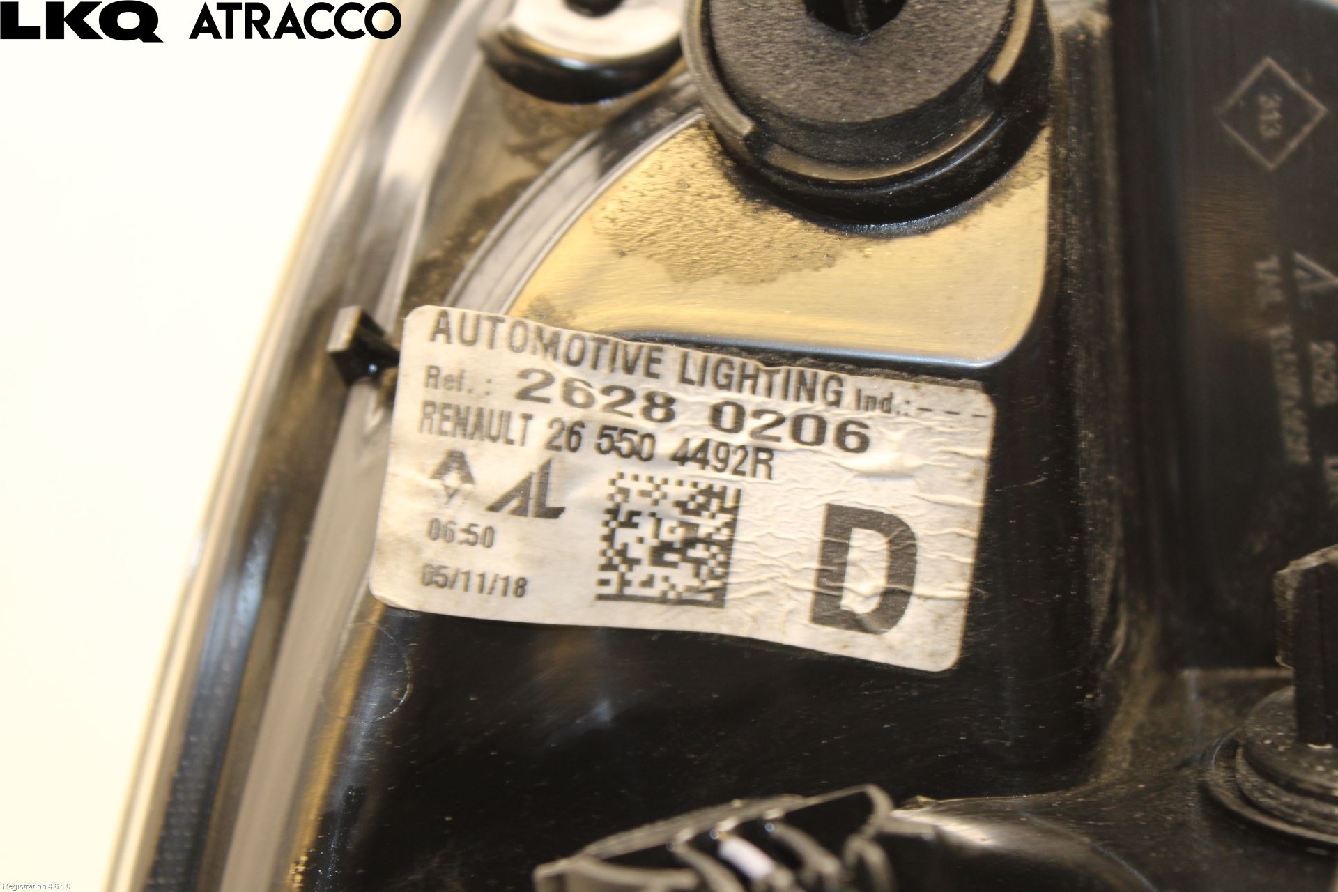 Renault ZOE/E-TECH 13- Baklykt Høyre