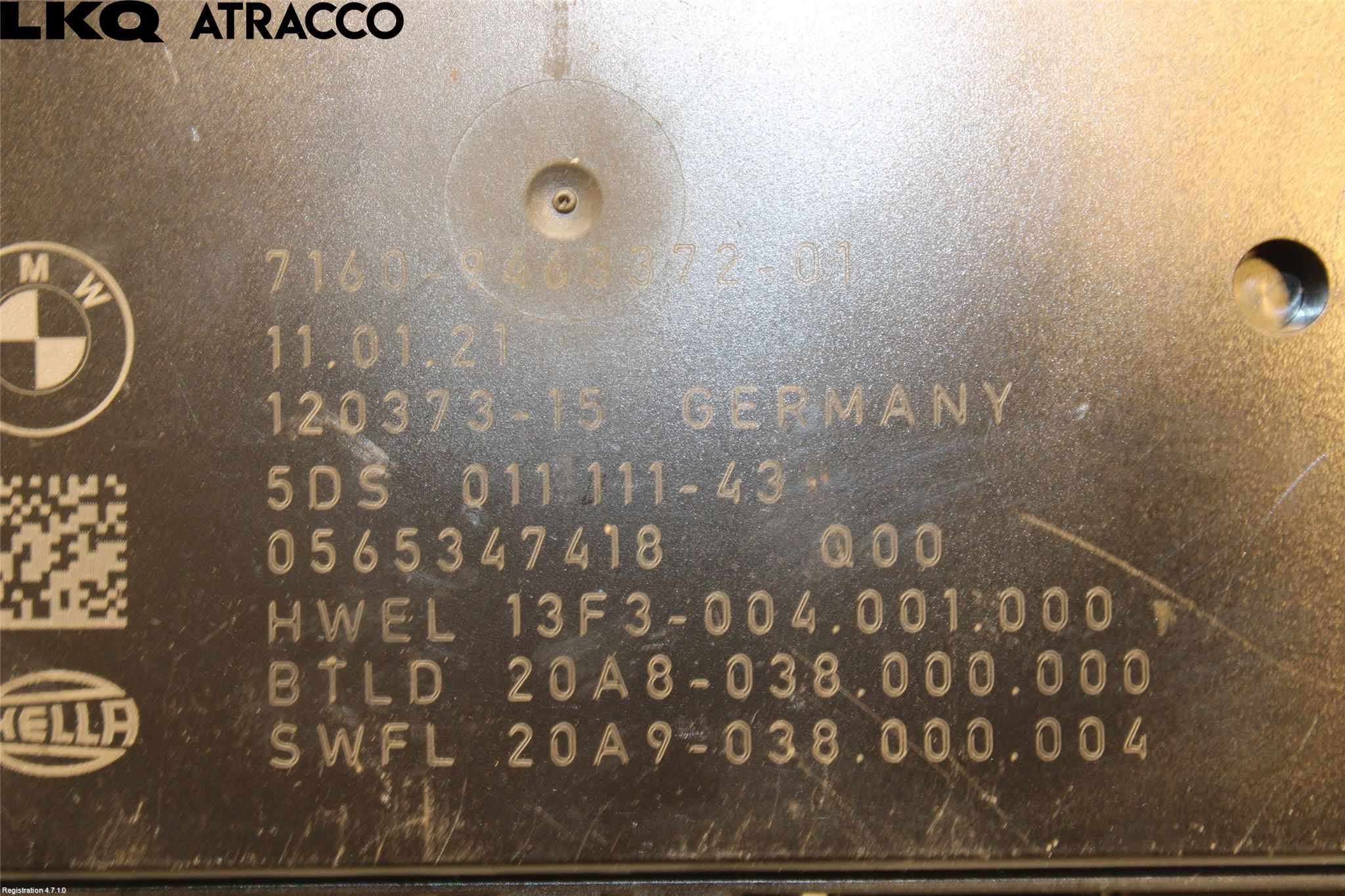 BMW 5 F10/F11/F18 09-17 Styreenhet Tilhengerfeste