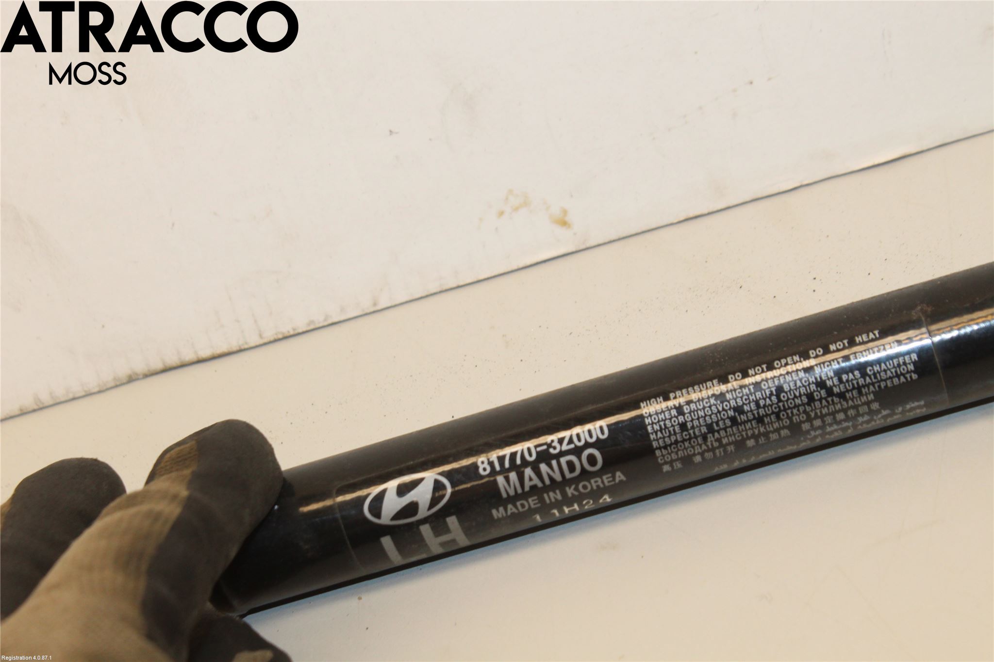 Hyundai i40 08-15 Bakluke Demper-Gassfjær