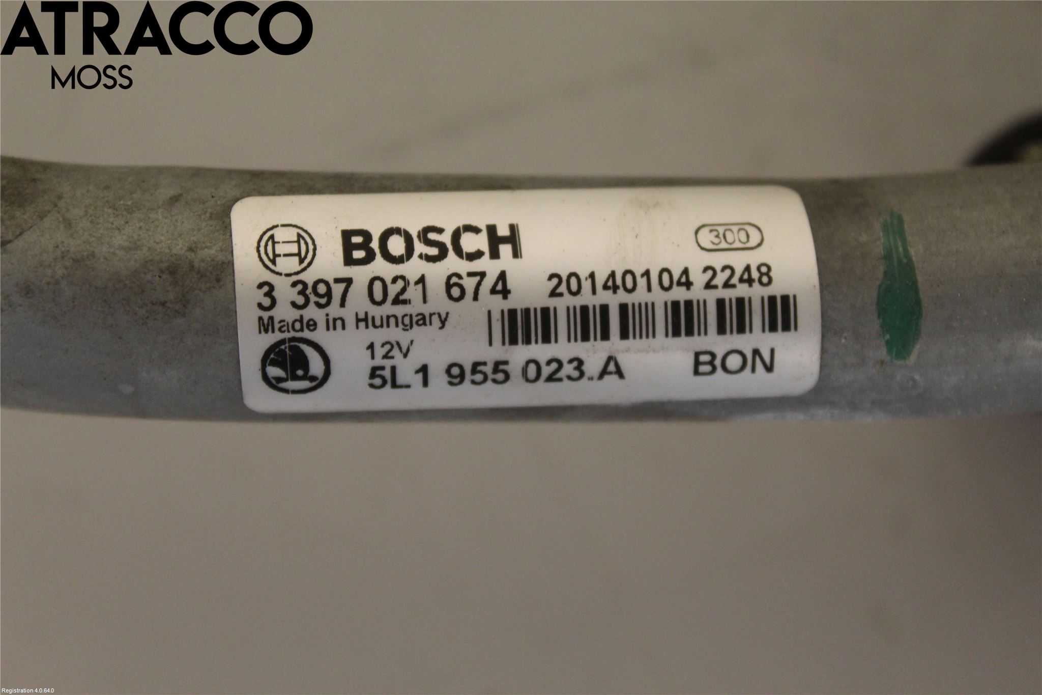 Skoda YETI Viskermotor Frontrute