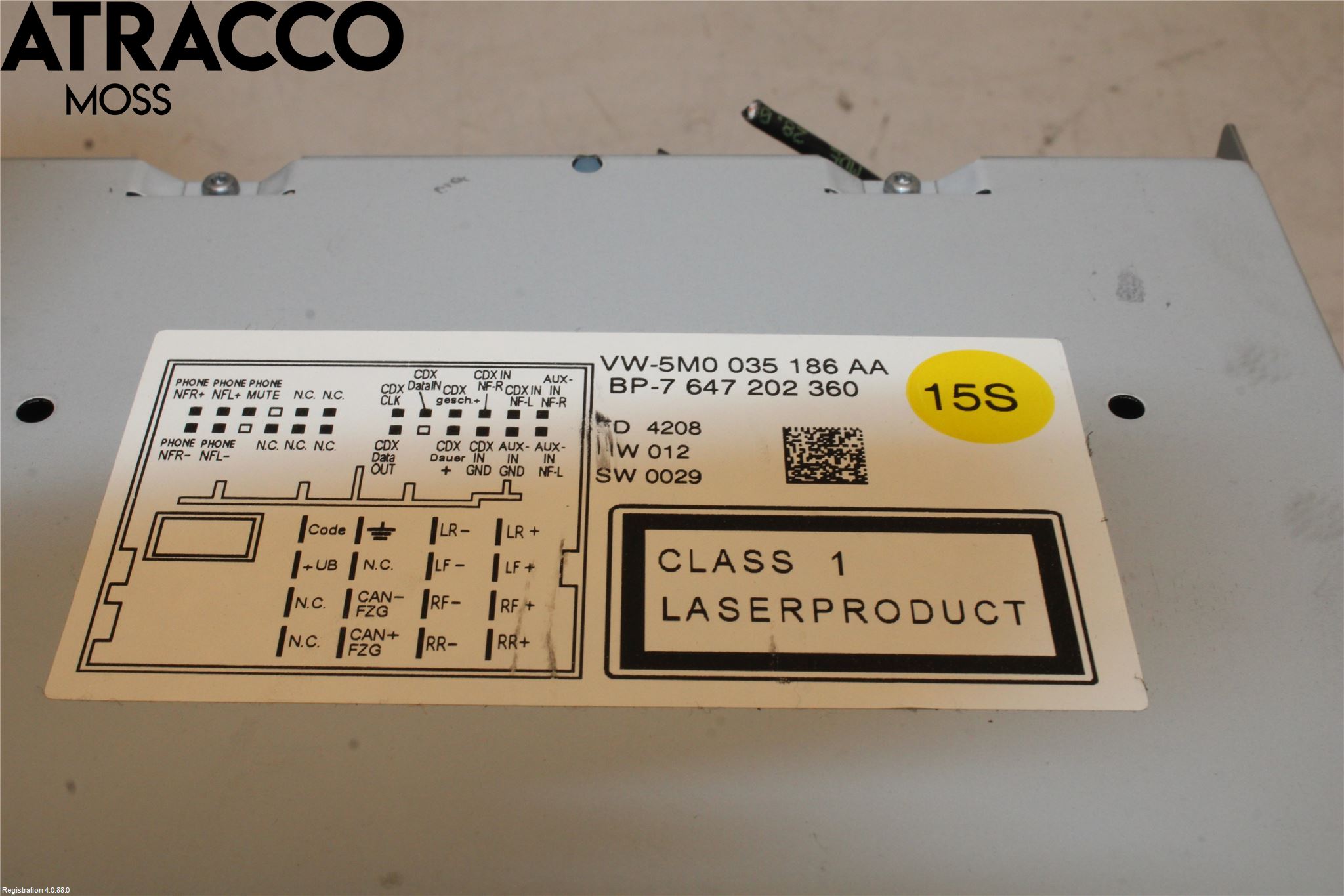 Volkswagen VW TIGUAN 07-16 Stereo Radio Med Cd