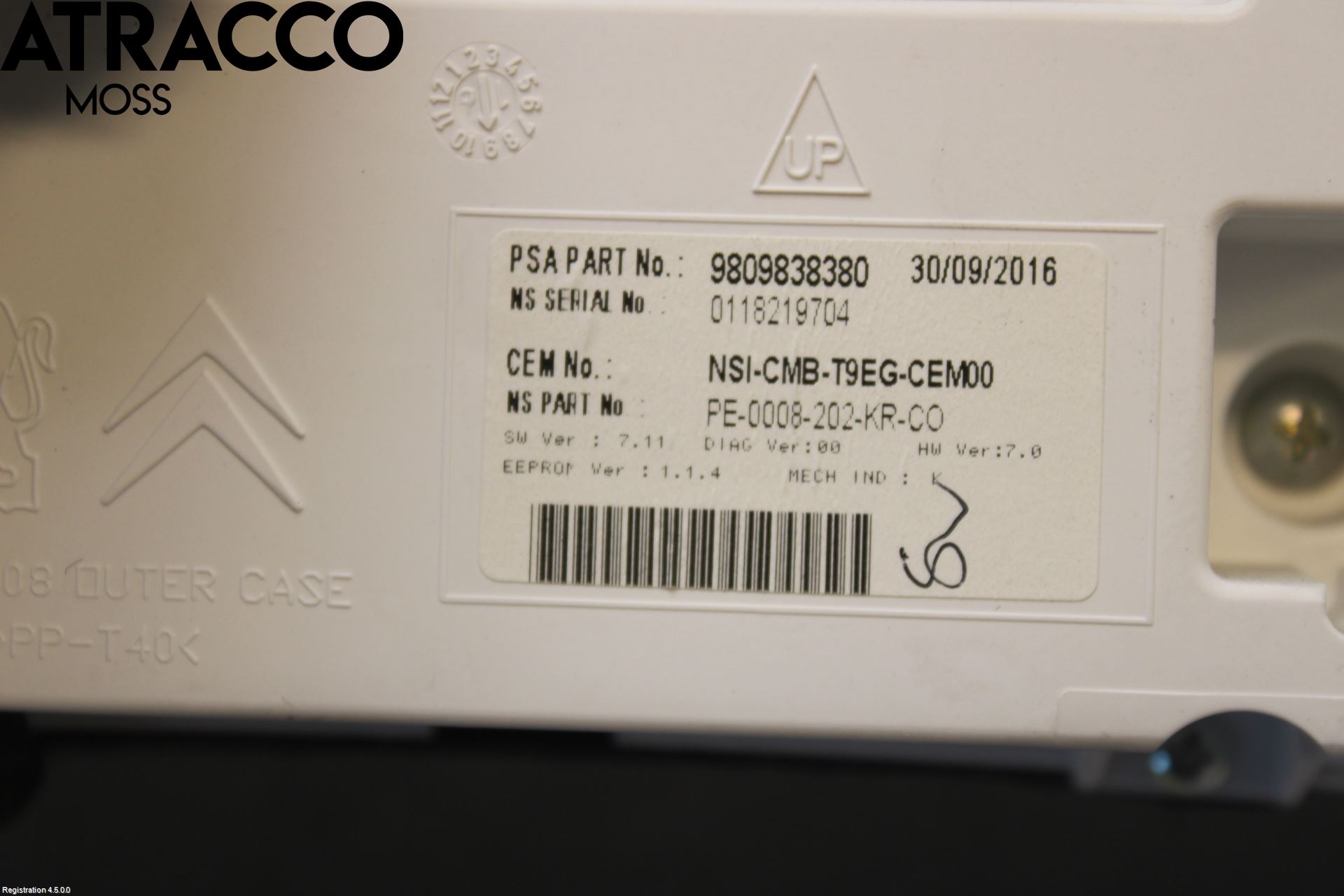 Peugeot 308 14-21 Instr Kombinert