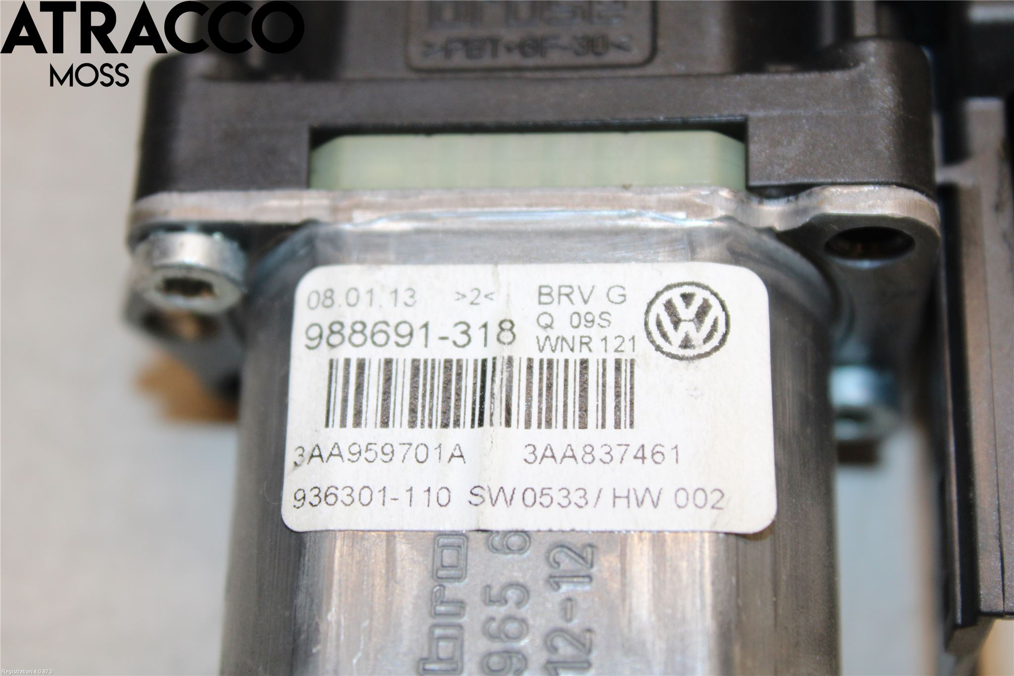 Volkswagen VW PASSAT 11-14 Vindusheismotor
