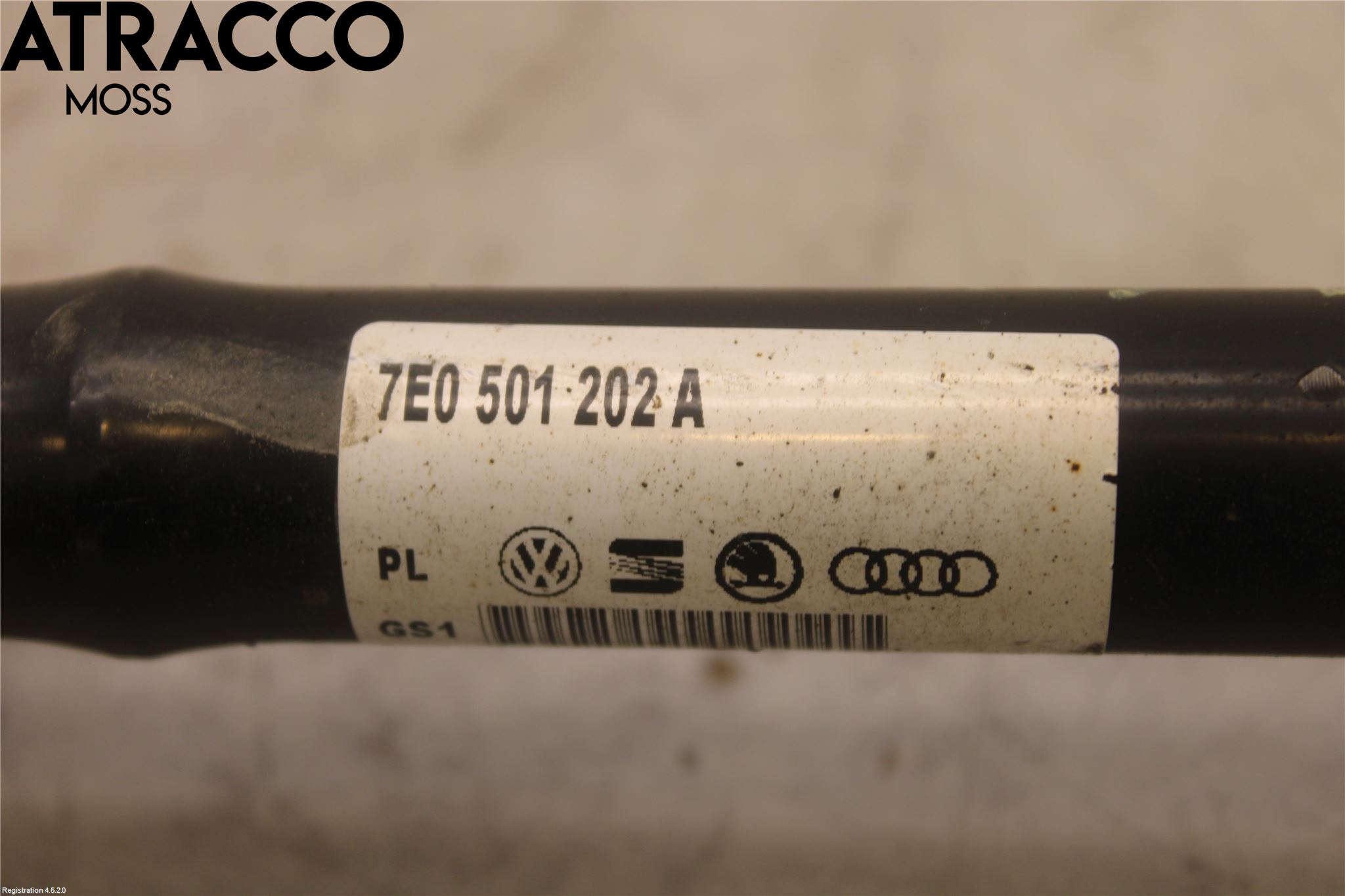 Volkswagen VW TRANSP/CARAVELLE (T6) 16-22 Drivaksel Bak Kompl Høyre