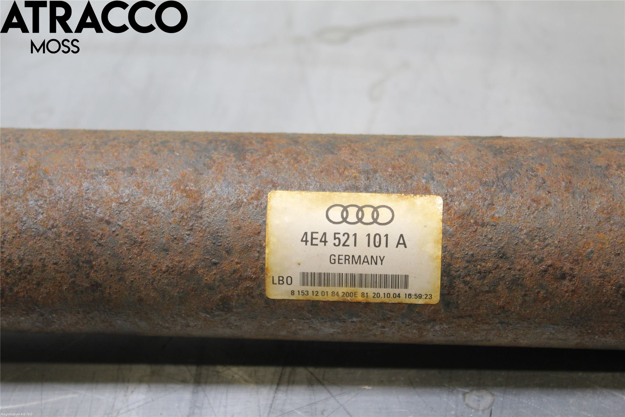 Audi A8/S8 4E  02-09 Mellomaksel Kompl