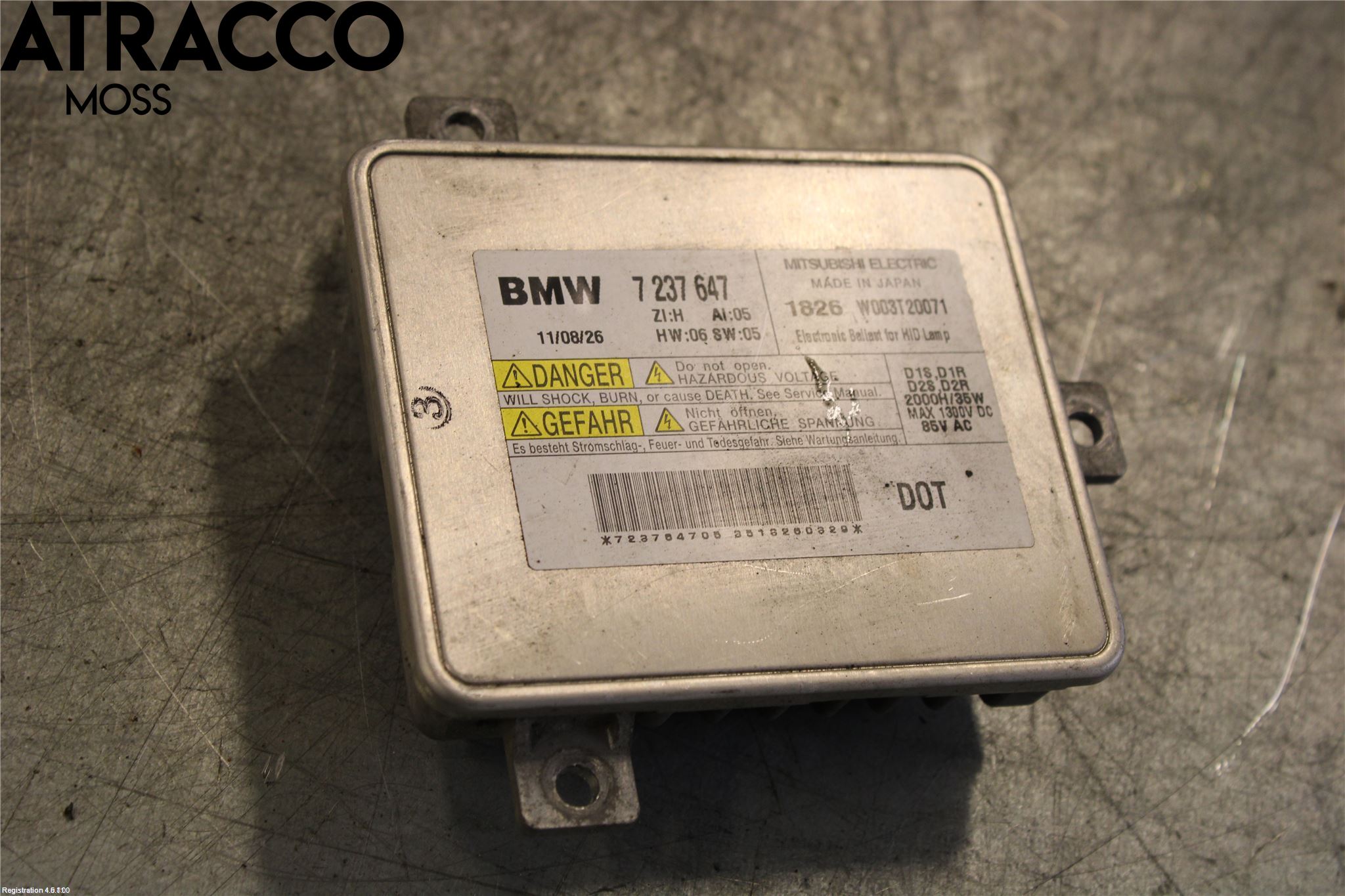 BMW 5 F10/F11/F18 09-17 Styreenhet Xenon