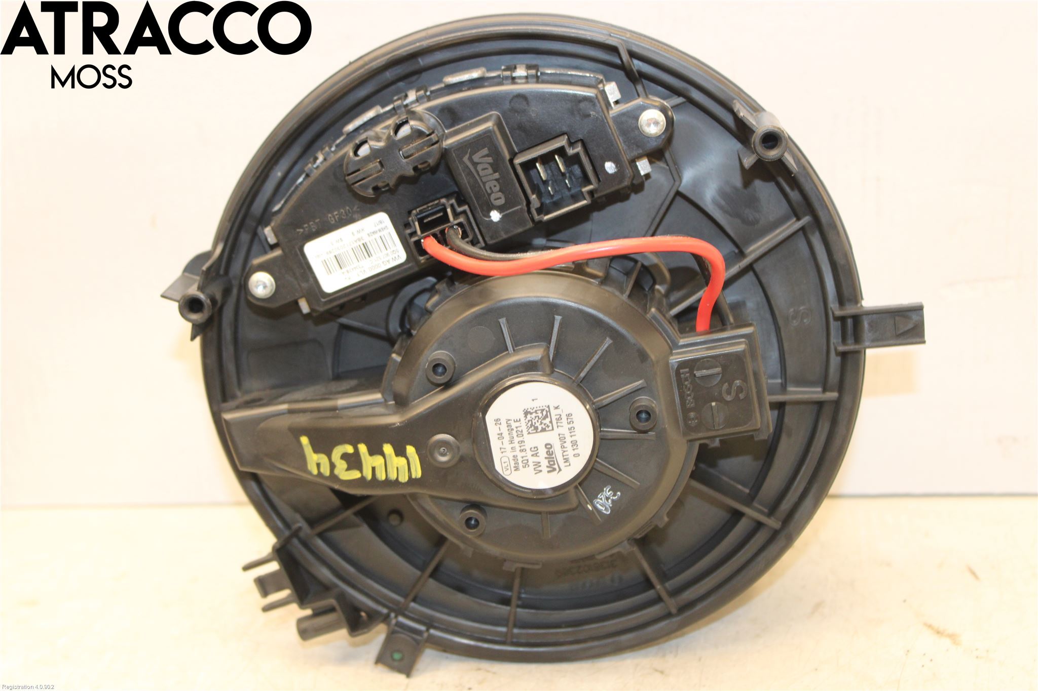 Volkswagen VW GOLF / E-GOLF VII 13-20 Varme Ac Varmeapparatvifte